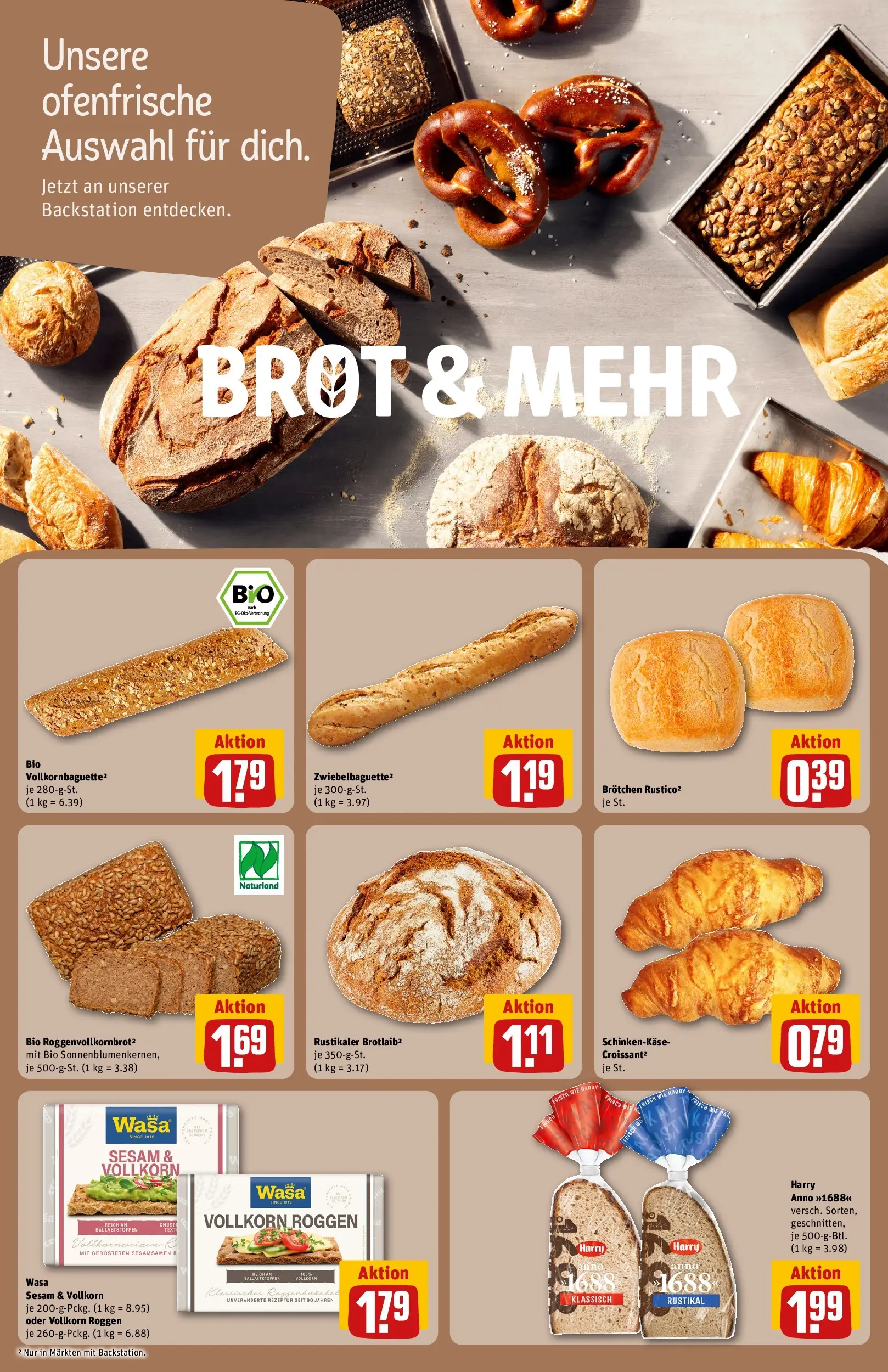 REWE Prospekt ab 26.05.2026 zum Blättern » Angebote | Seite: 11 | Produkte: Baguette, Ofenfrische, Croissant, Brot