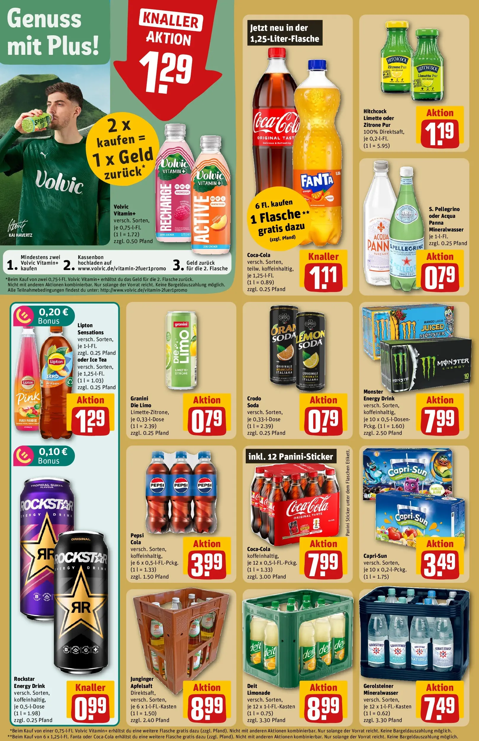 REWE Prospekt ab 26.05.2026 zum Blättern » Angebote | Seite: 16 | Produkte: Cola, Apfelsaft, Granini, Volvic