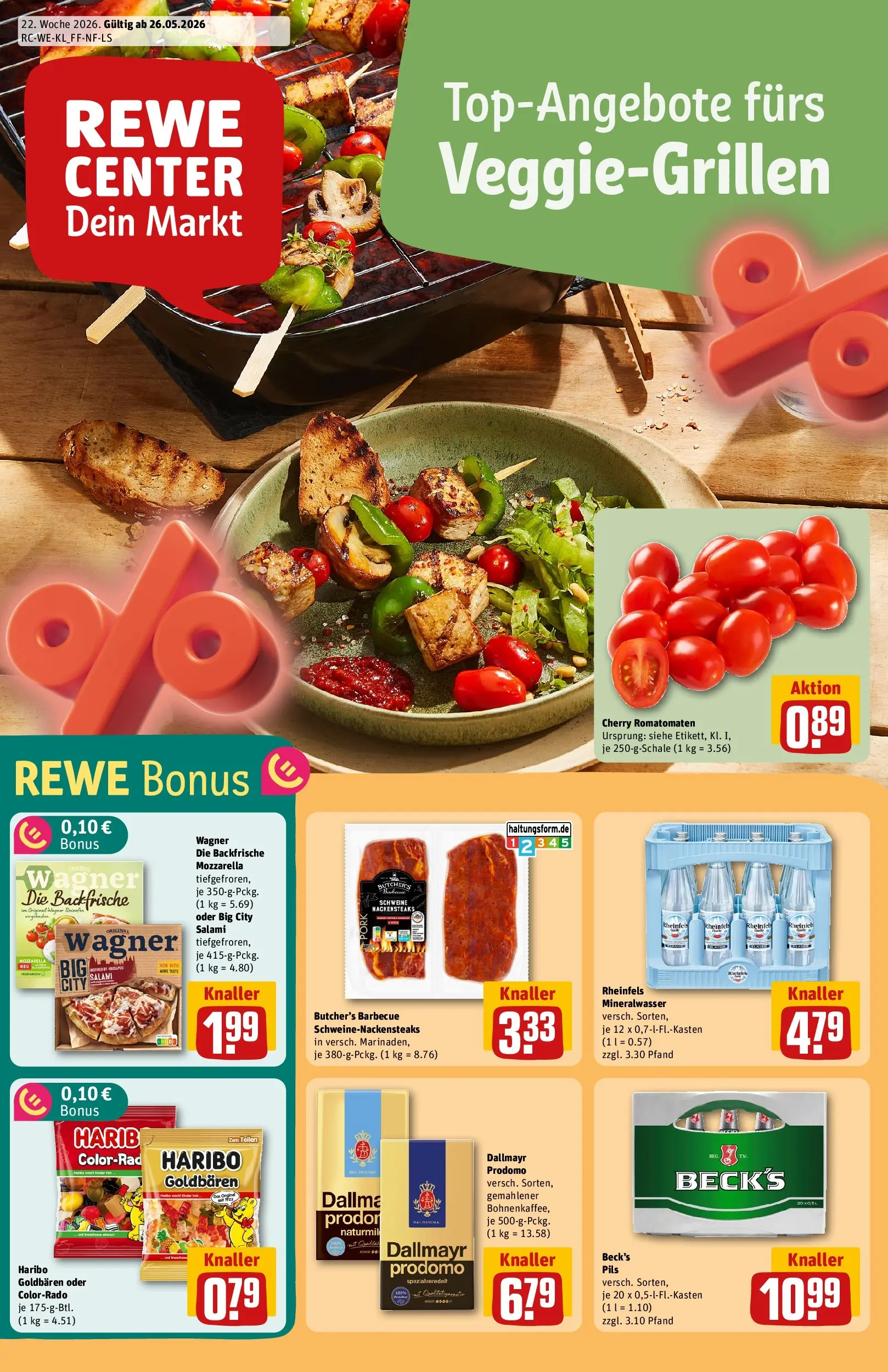 REWE Prospekt ab 26.05.2026 zum Blättern » Angebote | Seite: 1