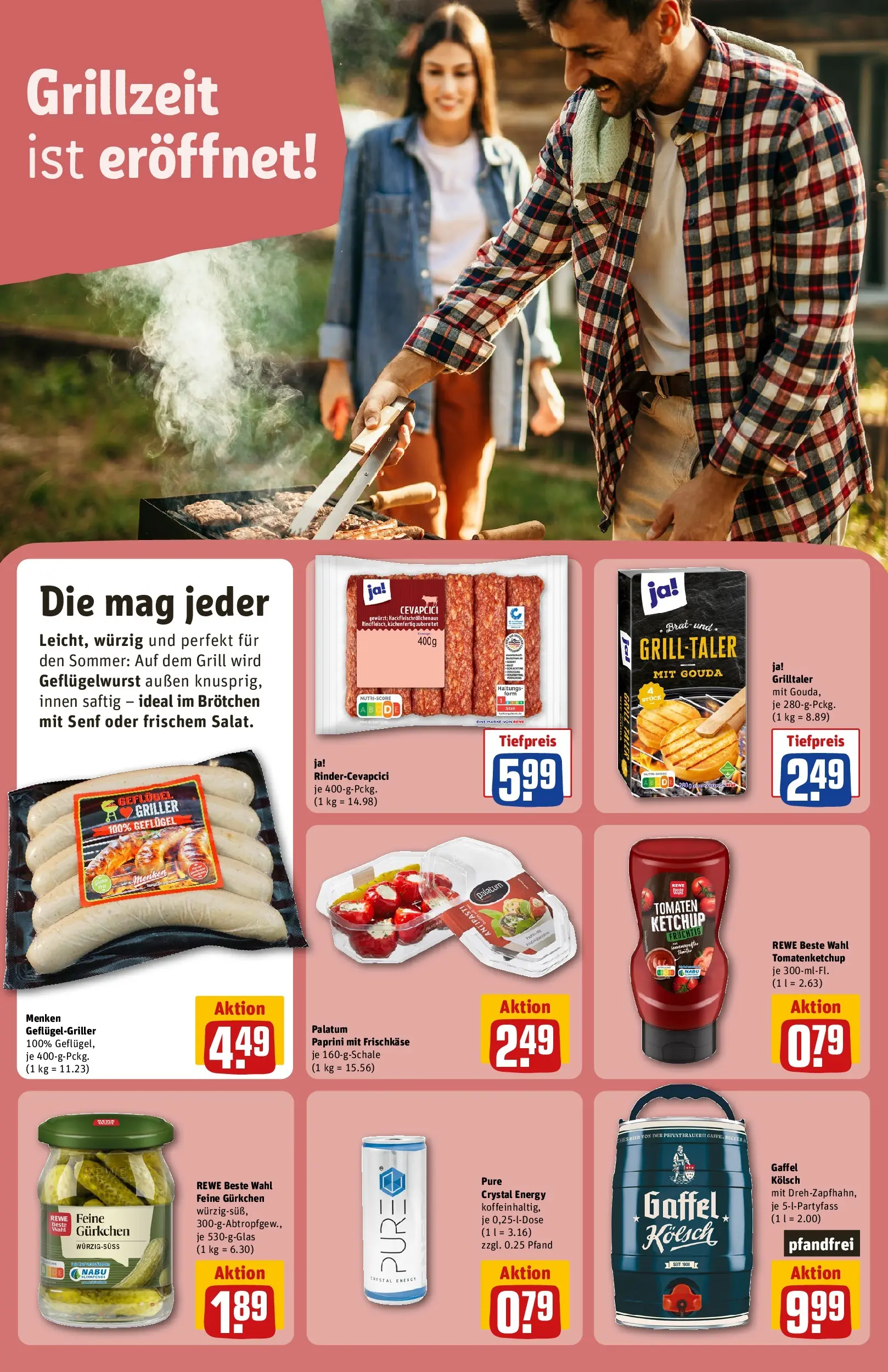 REWE Prospekt ab 26.05.2026 zum Blättern » Angebote | Seite: 14 | Produkte: Grill, Gouda, Tomaten, Ketchup