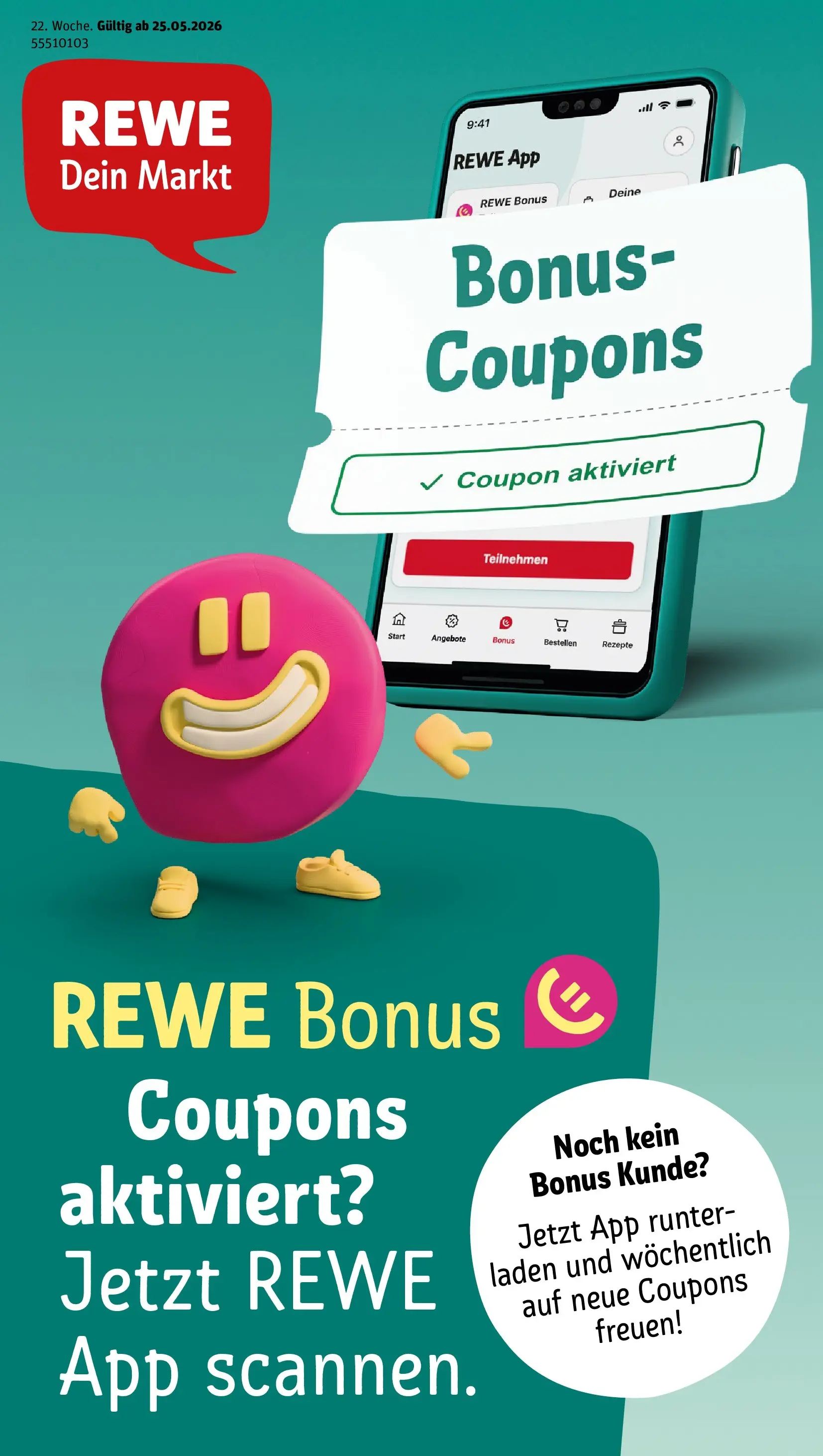 REWE Prospekt ab 26.05.2026 zum Blättern » Angebote | Seite: 1