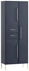Hochschrank Kent ca.67,1x184,3x33,1cm Blau