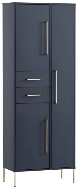 Hochschrank Kent ca.67,1x184,3x33,1cm Blau