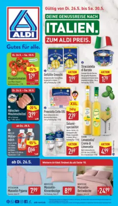 Aldi Wochenangebote ab 26.05.2026 gültig Aldi Wochenangebote ab 26.05.2026 gültig
