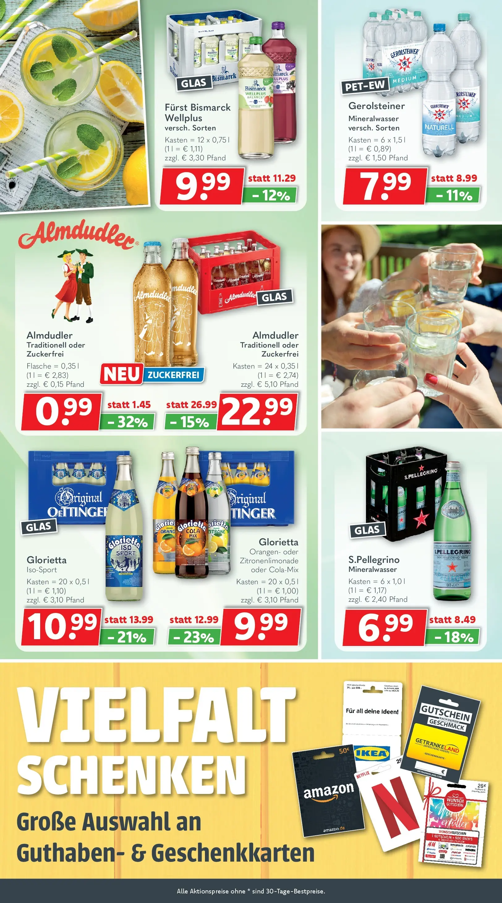 Getränkeland - Getränkeland: Getränkeangebote (ab 26.05.2026) zum Blättern | Seite: 6 | Produkte: Orangen, Oettinger, Mineralwasser, Gerolsteiner