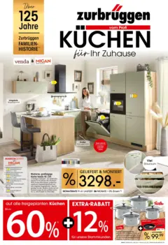 Zurbrüggen Küchen für ihr Zuhause ab 23.05.2026 gültig