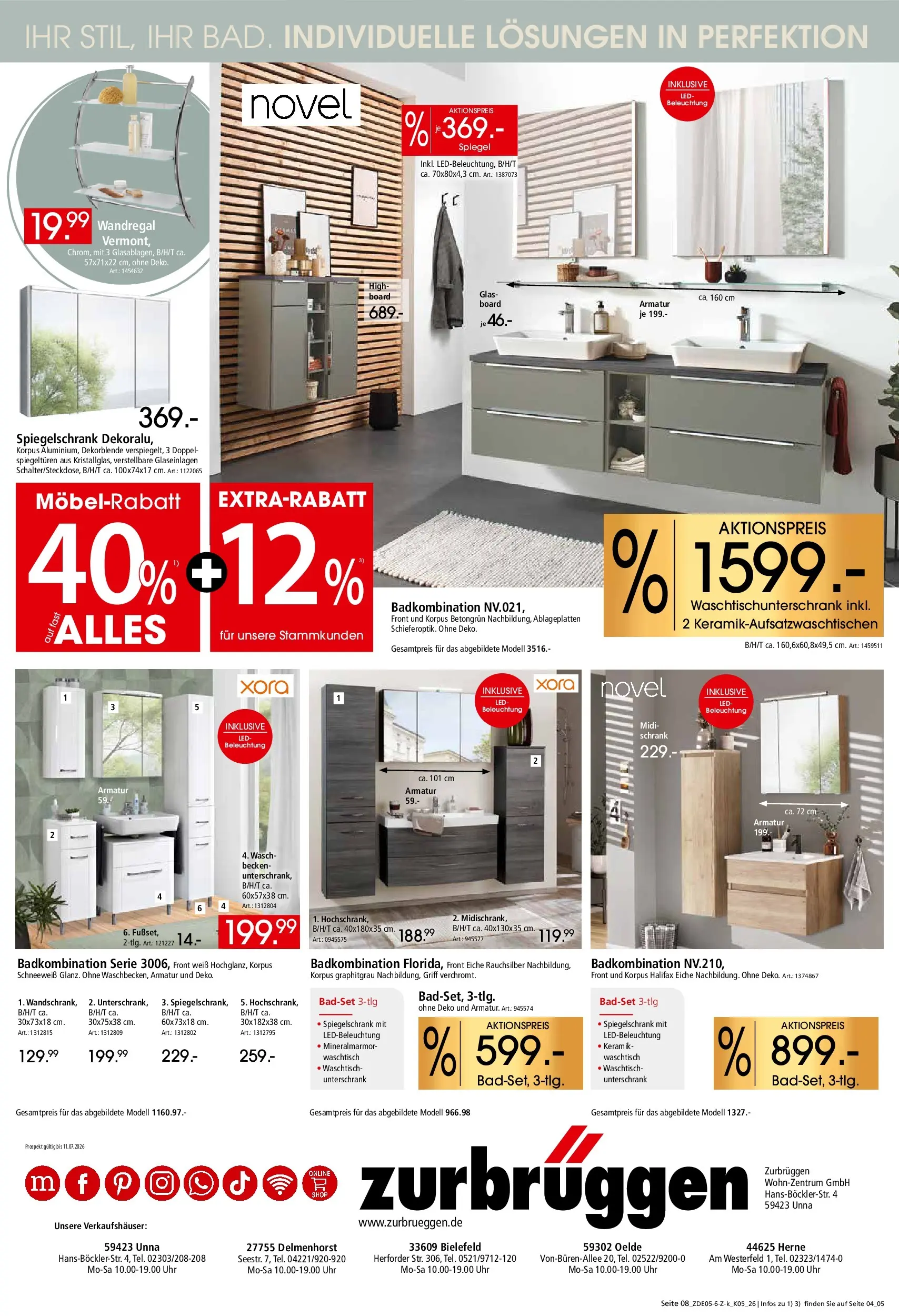 Zurbrüggen - Zurbrüggen: Küchen für ihr Zuhause (ab 22.05.2026) zum Blättern | Seite: 20