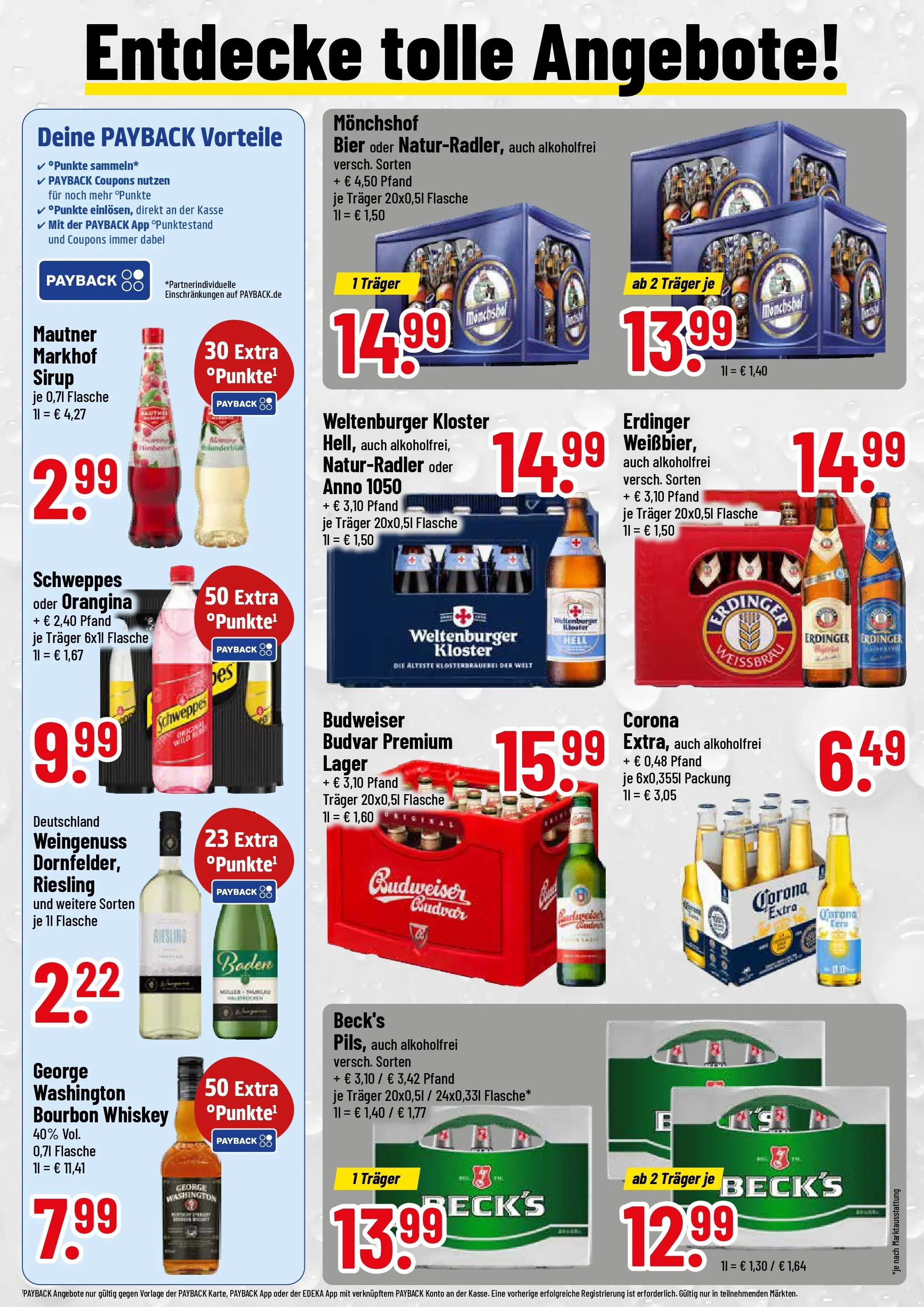 Trinkgut Prospekt Murnau (ab 26.05.2026) » Angebote online | Seite: 2 | Produkte: Erdinger, Sirup, Budweiser, Bourbon