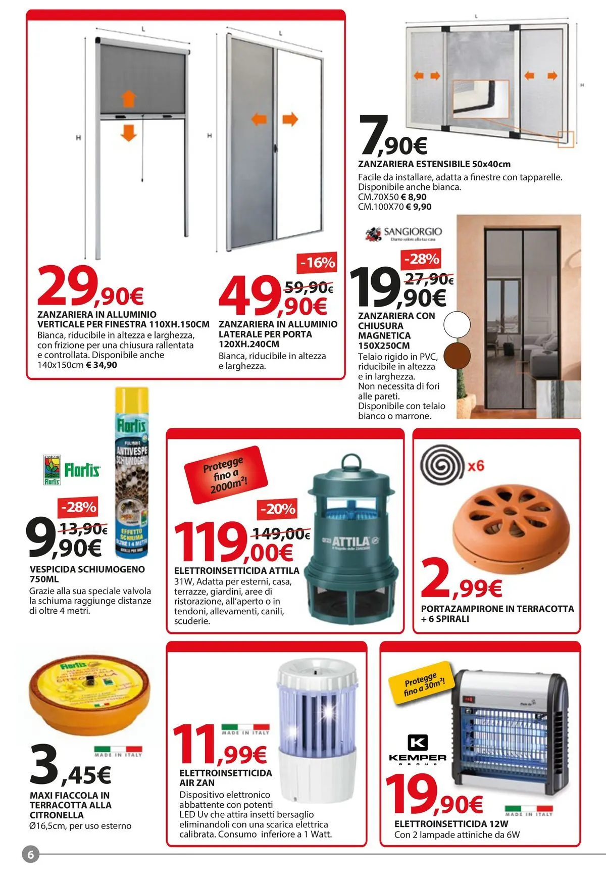 Nuovo Offerte - Tagliamo i prezzi accendiamo l'estate! dal 21/05/2026 > offerte anteprima 🛍️ | Pagina: 6 | Prodotti: Citronella, Zanzariera, Alluminio