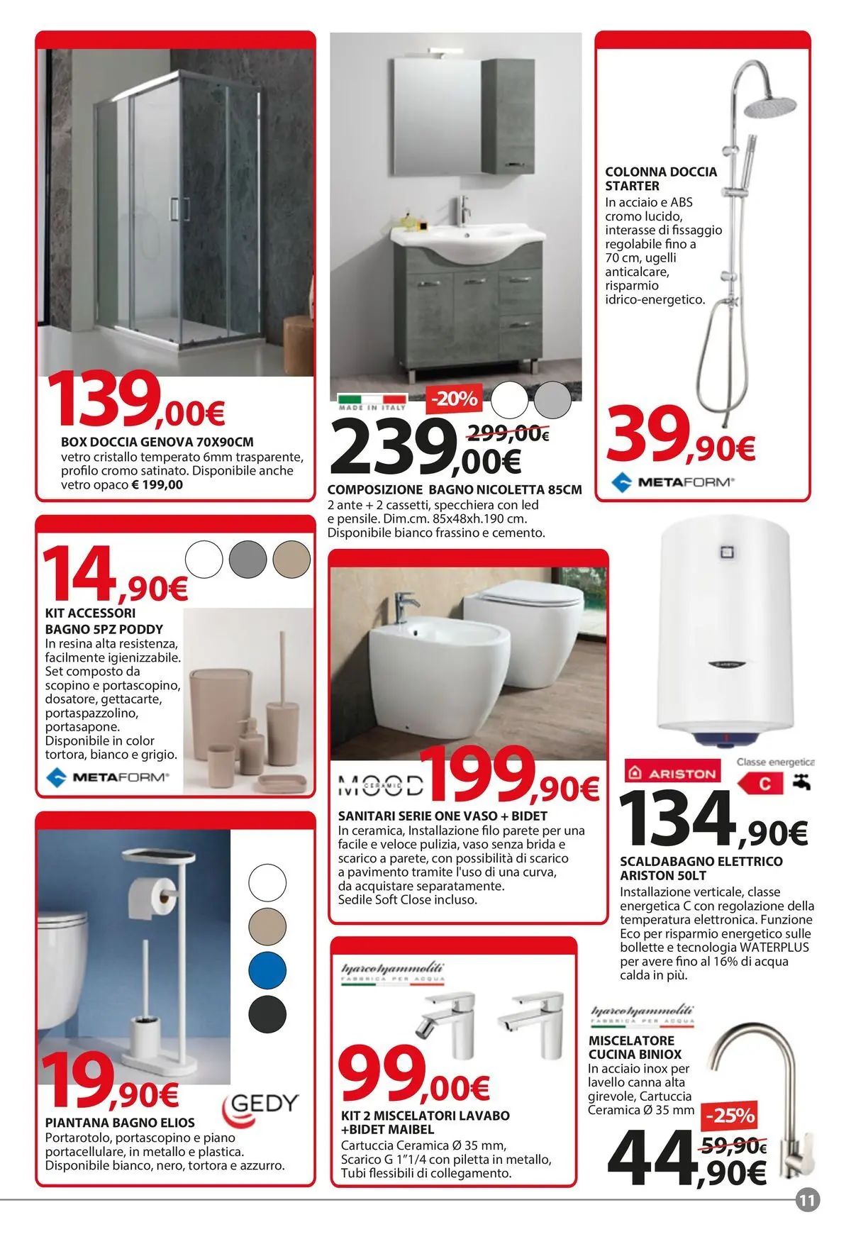 Nuovo Offerte - Tagliamo i prezzi accendiamo l'estate! dal 21/05/2026 > offerte anteprima 🛍️ | Pagina: 11 | Prodotti: Box doccia, Lavello, Bagno, Vaso