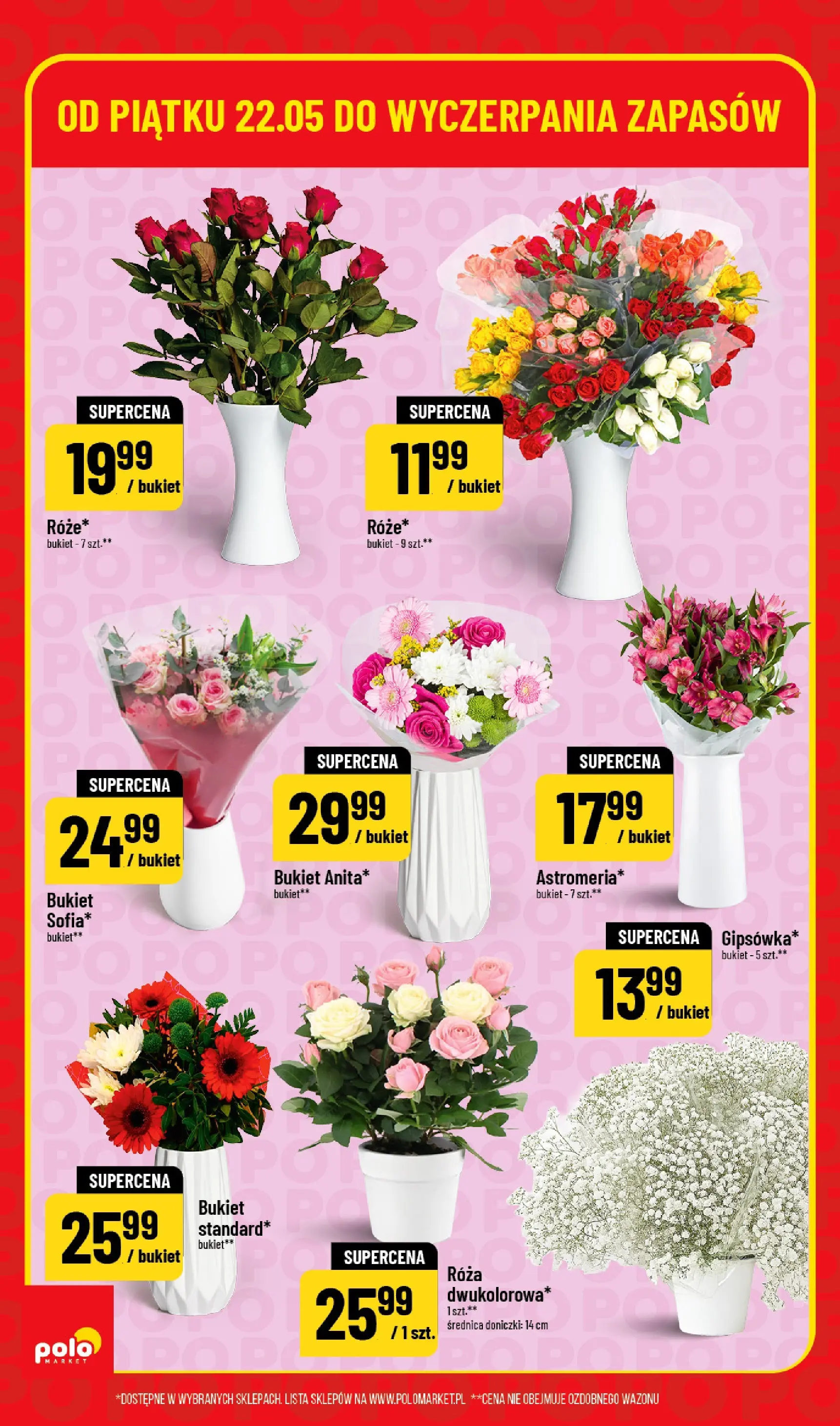 Nowa POLOmarket gazetka od jutra 22.05.2026 | Strona: 4 | Produkty: Doniczki