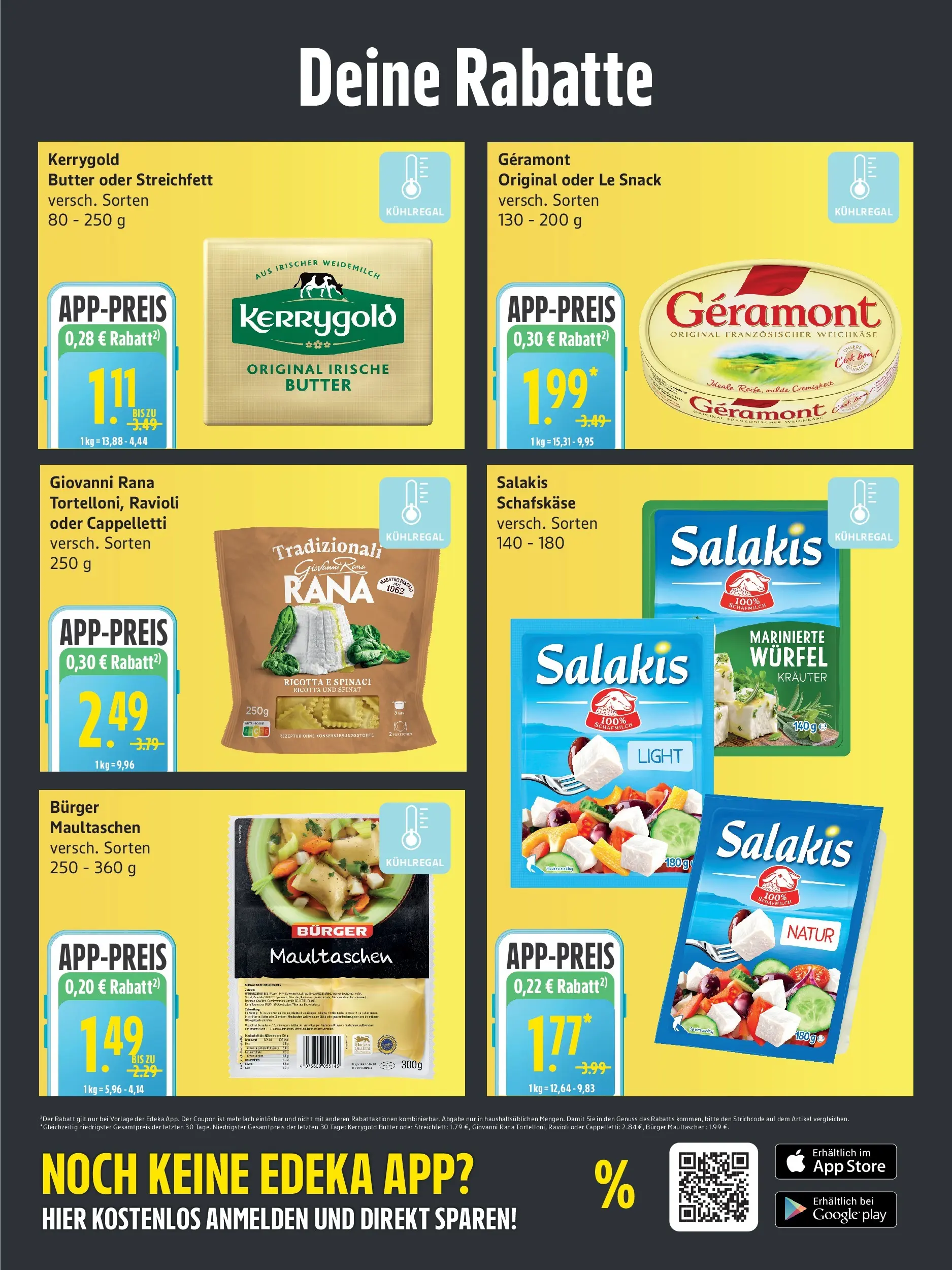 Edeka Prospekt Schleswig (ab 26.05.2026) » Angebote Online | Seite: 2 | Produkte: Geramont, Butter, Salakis, Schafskase
