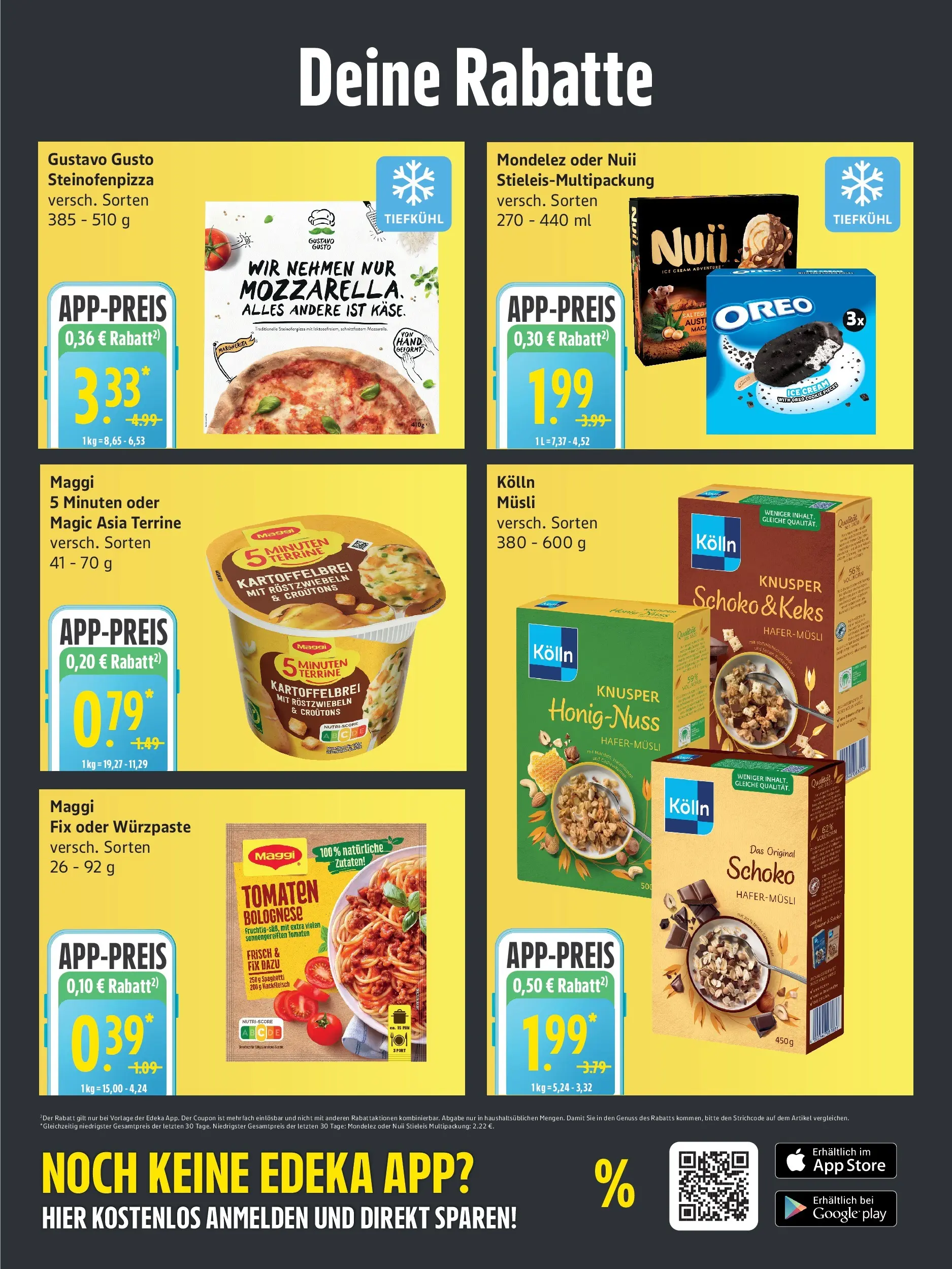Edeka Prospekt Schleswig (ab 26.05.2026) » Angebote Online | Seite: 3 | Produkte: Gustavo gusto, Musli, Kolln, Maggi