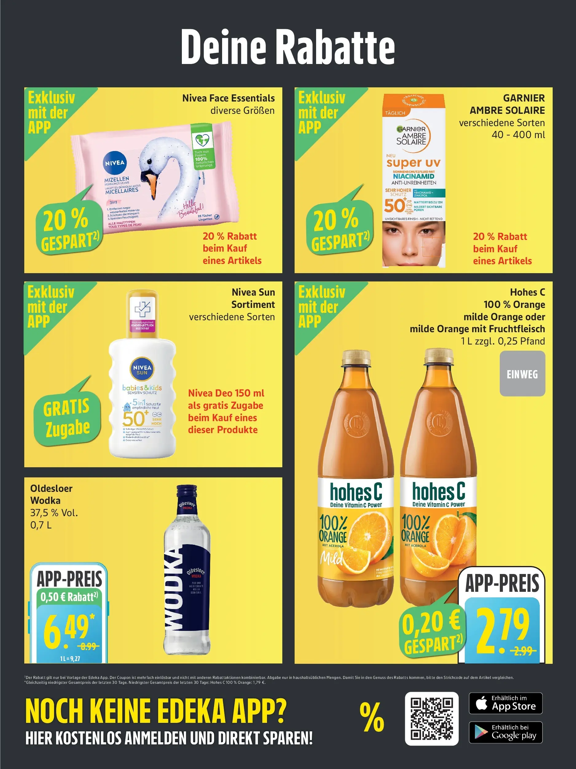 Edeka Prospekt Schleswig (ab 26.05.2026) » Angebote Online | Seite: 5 | Produkte: Oldesloer, Hohes c, Wodka