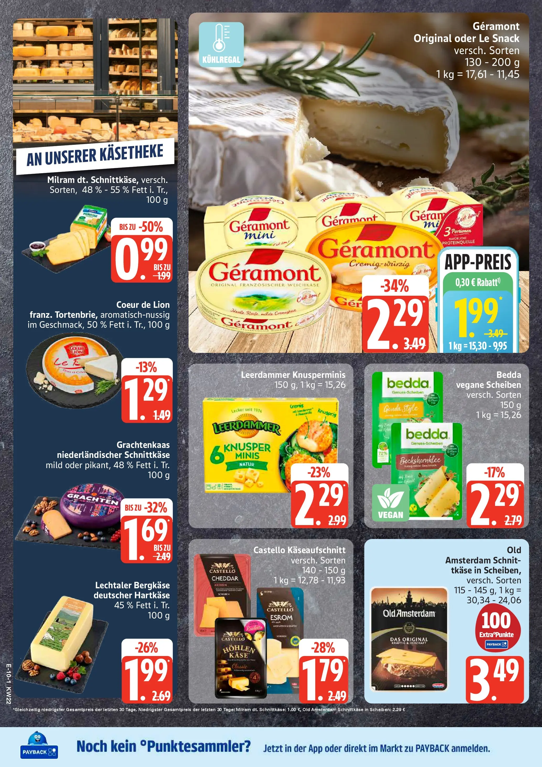 Edeka prospekt Großenwiehe (ab 26.05.2026) » Angebote Online | Seite: 12 | Produkte: Geramont, Käse, Leerdammer, Milram