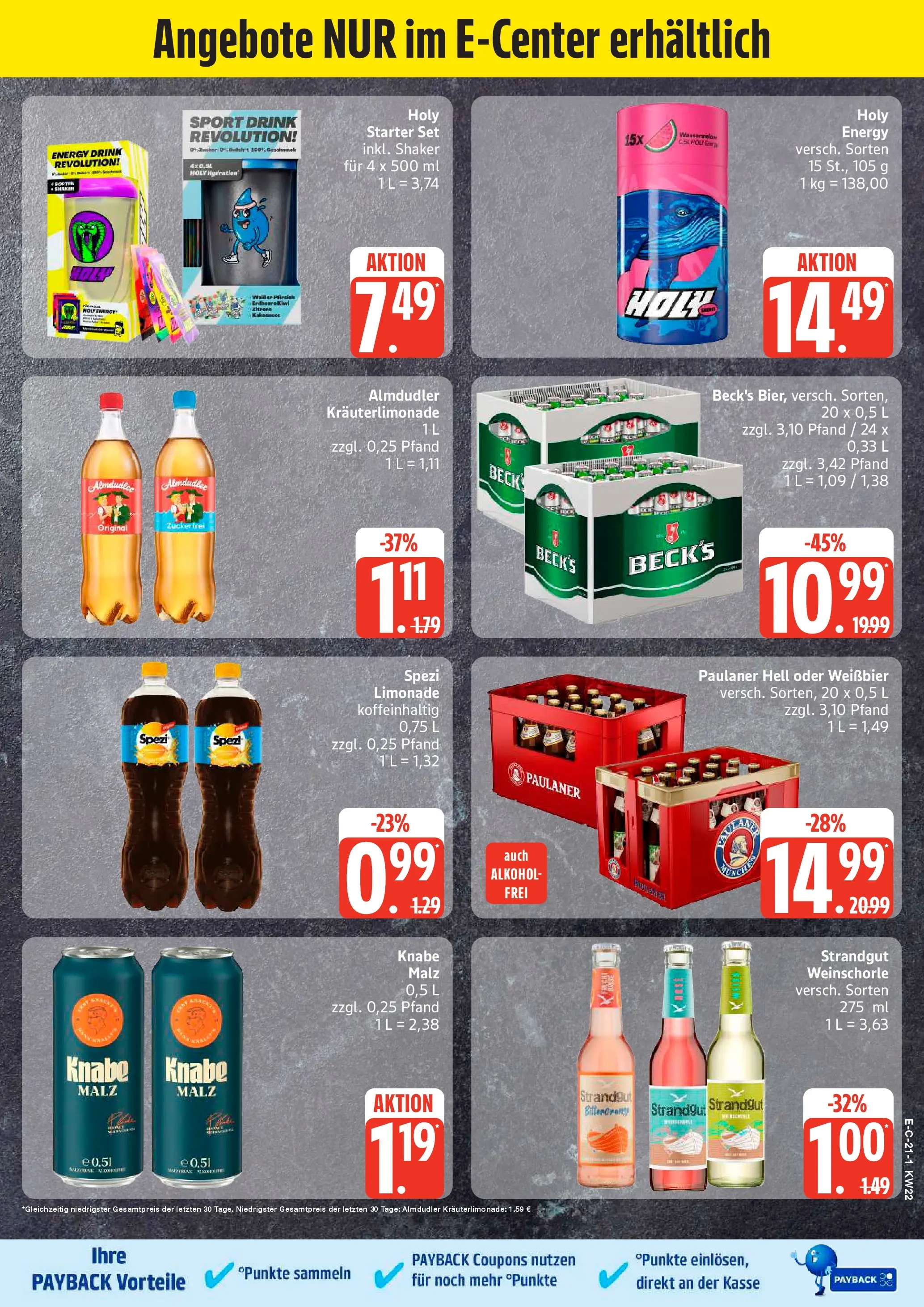 Edeka prospekt Bremervörde (ab 26.05.2026) » Angebote Online | Seite: 27 | Produkte: Energy, Limonade, Weinschorle, Zitrone