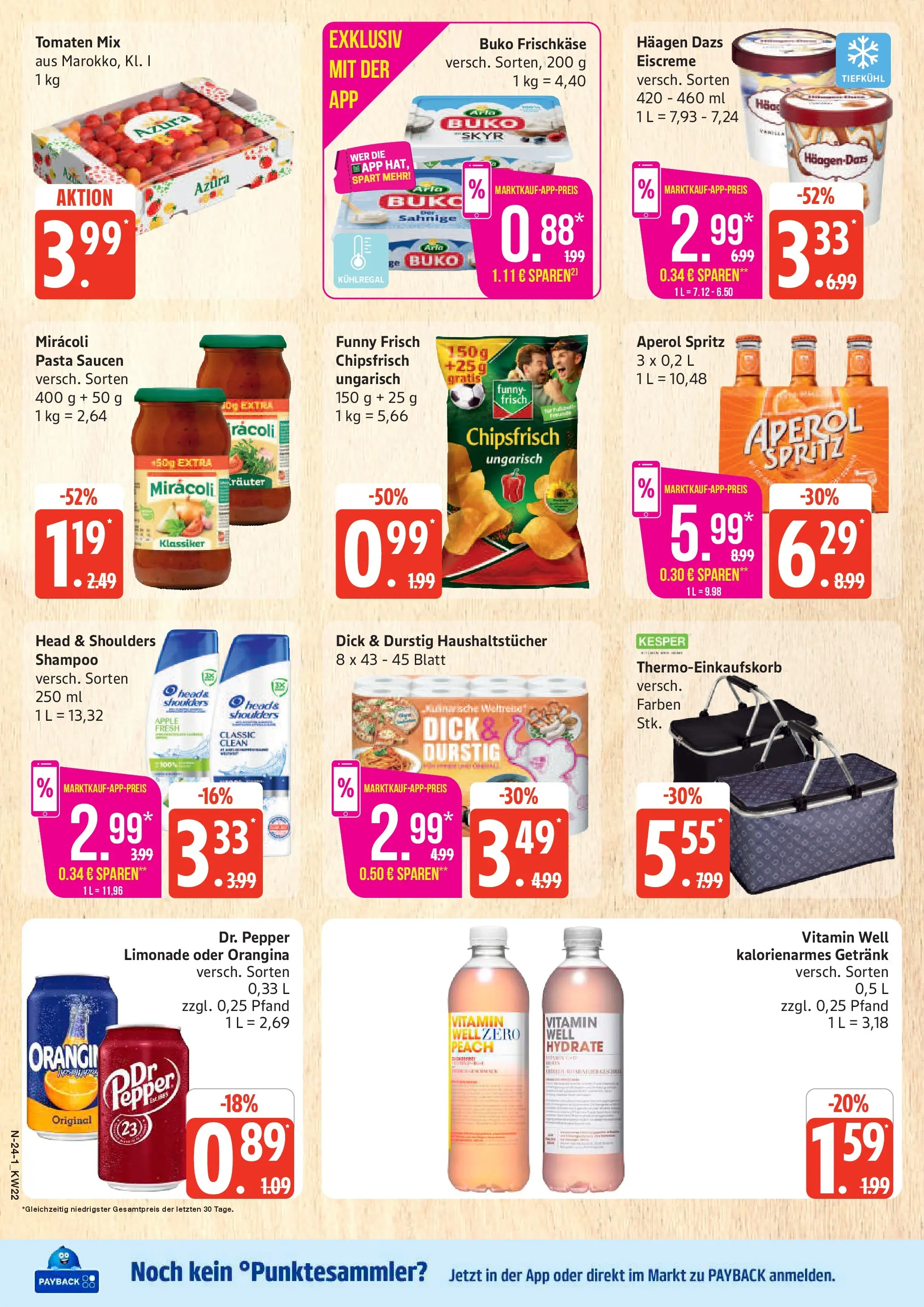 Marktkauf Prospekt Neuenkirchen (ab 25.05.2026) » Angebote online | Seite: 24 | Produkte: Haagen dazs, Eiscreme, Shampoo, Pasta