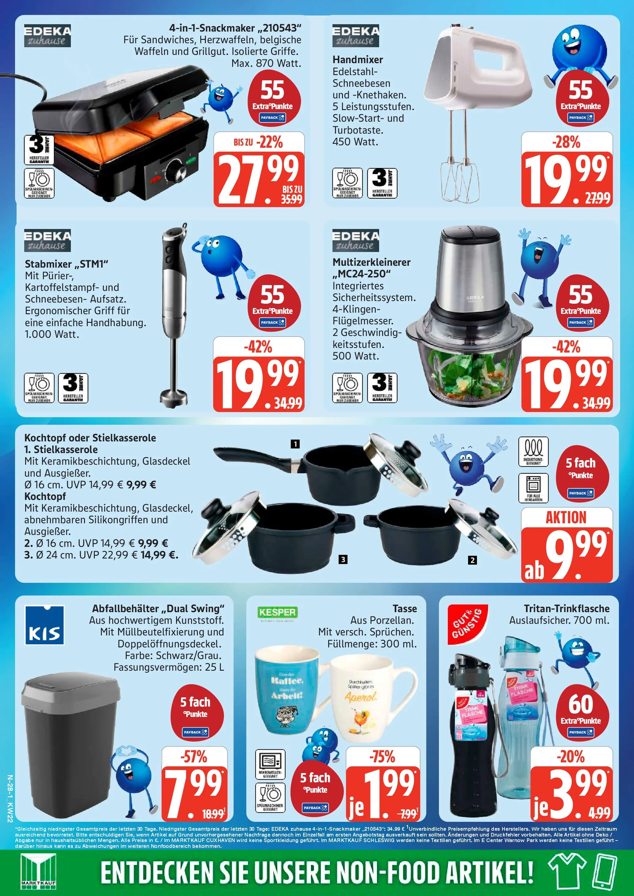 Marktkauf Prospekt Neuenkirchen (ab 25.05.2026) » Angebote online | Seite: 28 | Produkte: Mixer, Handmixer, Waffeln, Stabmixer