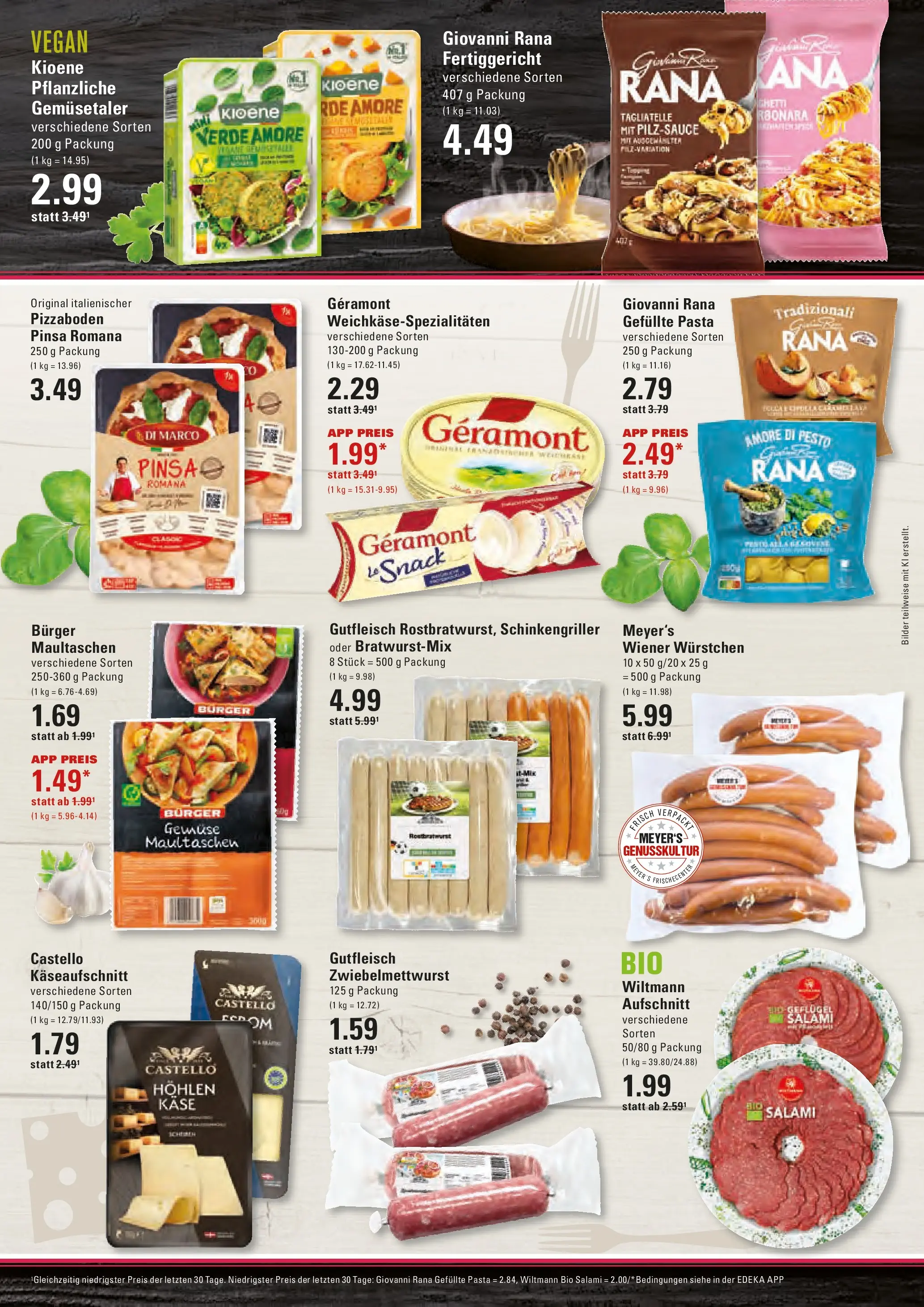 Edeka prospekt Hamburg (ab 26.05.2026) » Angebote Online | Seite: 9 | Produkte: Geramont, Wiener wurstchen, Burger, Bilder