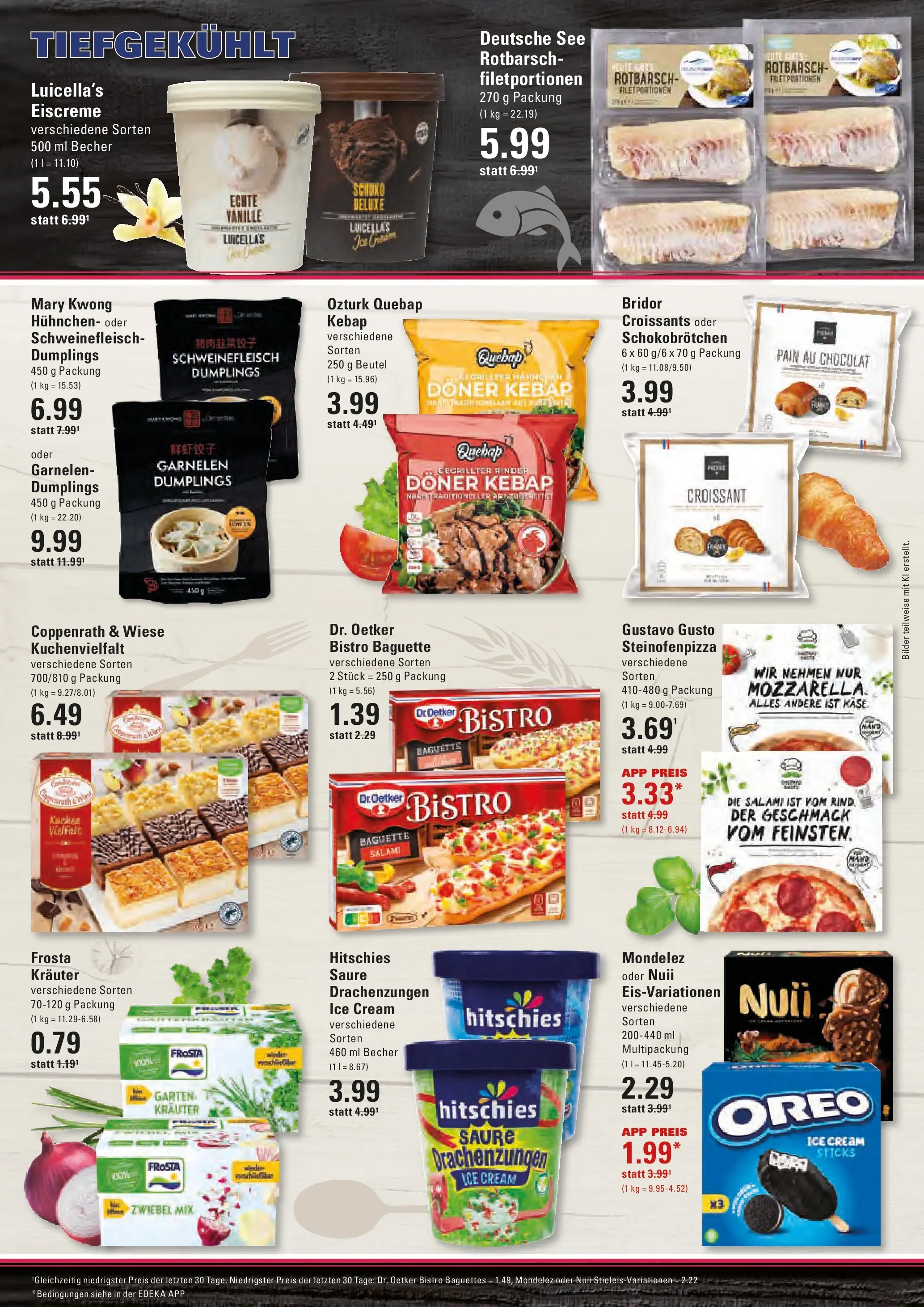 Edeka prospekt Hamburg (ab 26.05.2026) » Angebote Online | Seite: 10 | Produkte: Garnelen, Eiscreme, Croissant, Bilder