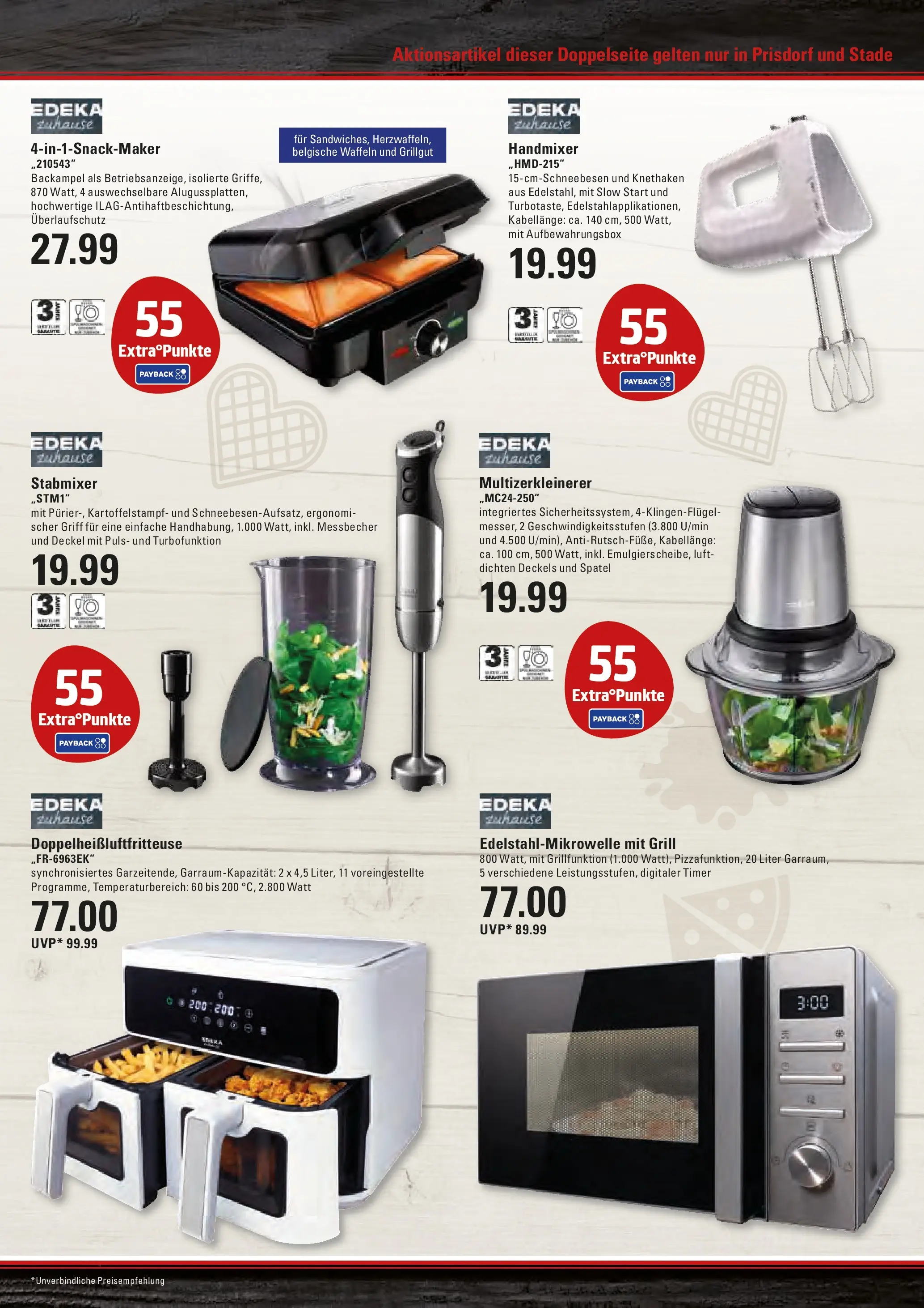 Edeka prospekt Stade (ab 26.05.2026) » Angebote Online | Seite: 23 | Produkte: Mixer, Handmixer, Waffeln, Stabmixer