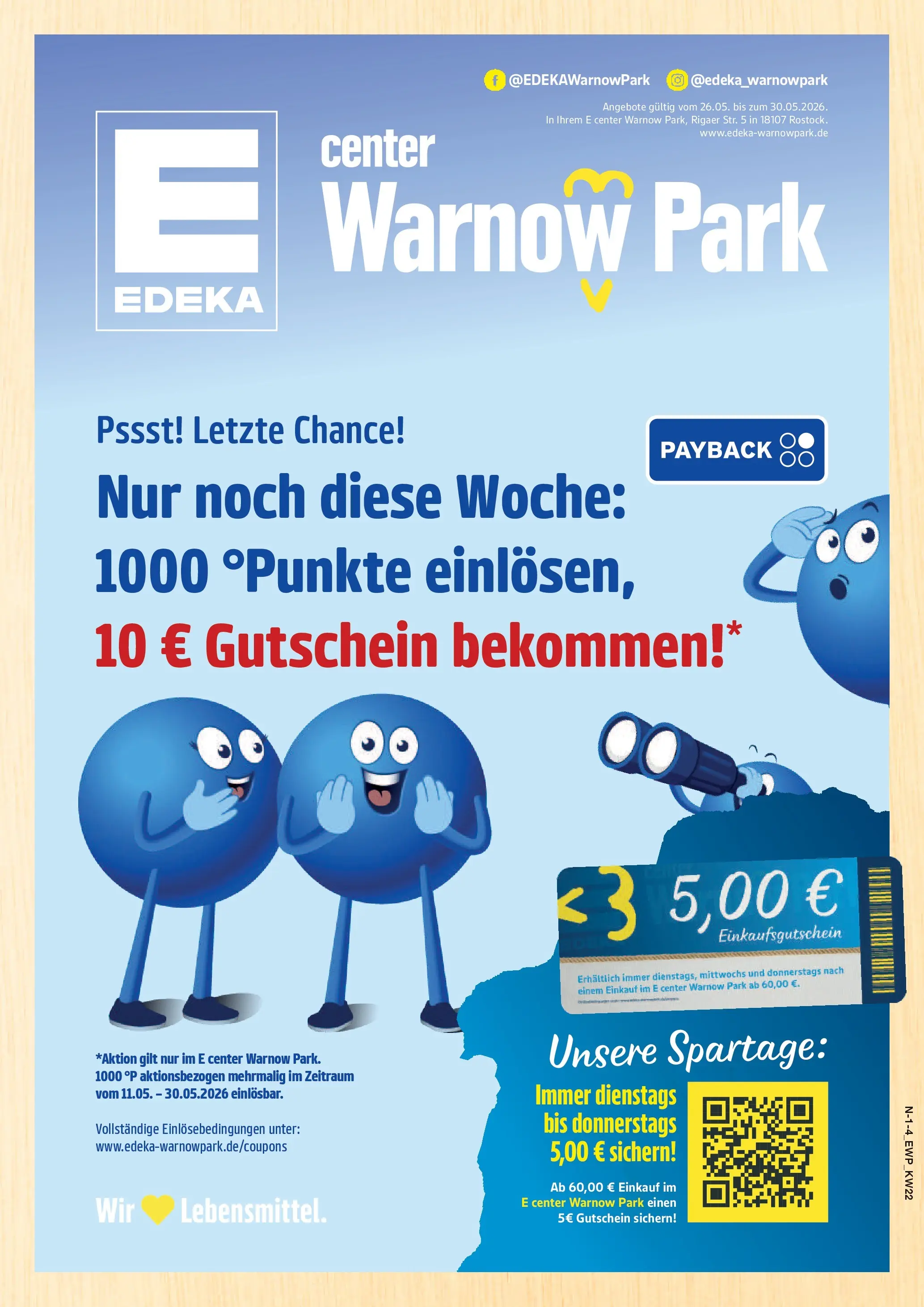 Edeka Prospekt Rostock (ab 26.05.2026) » Angebote Online | Seite: 1