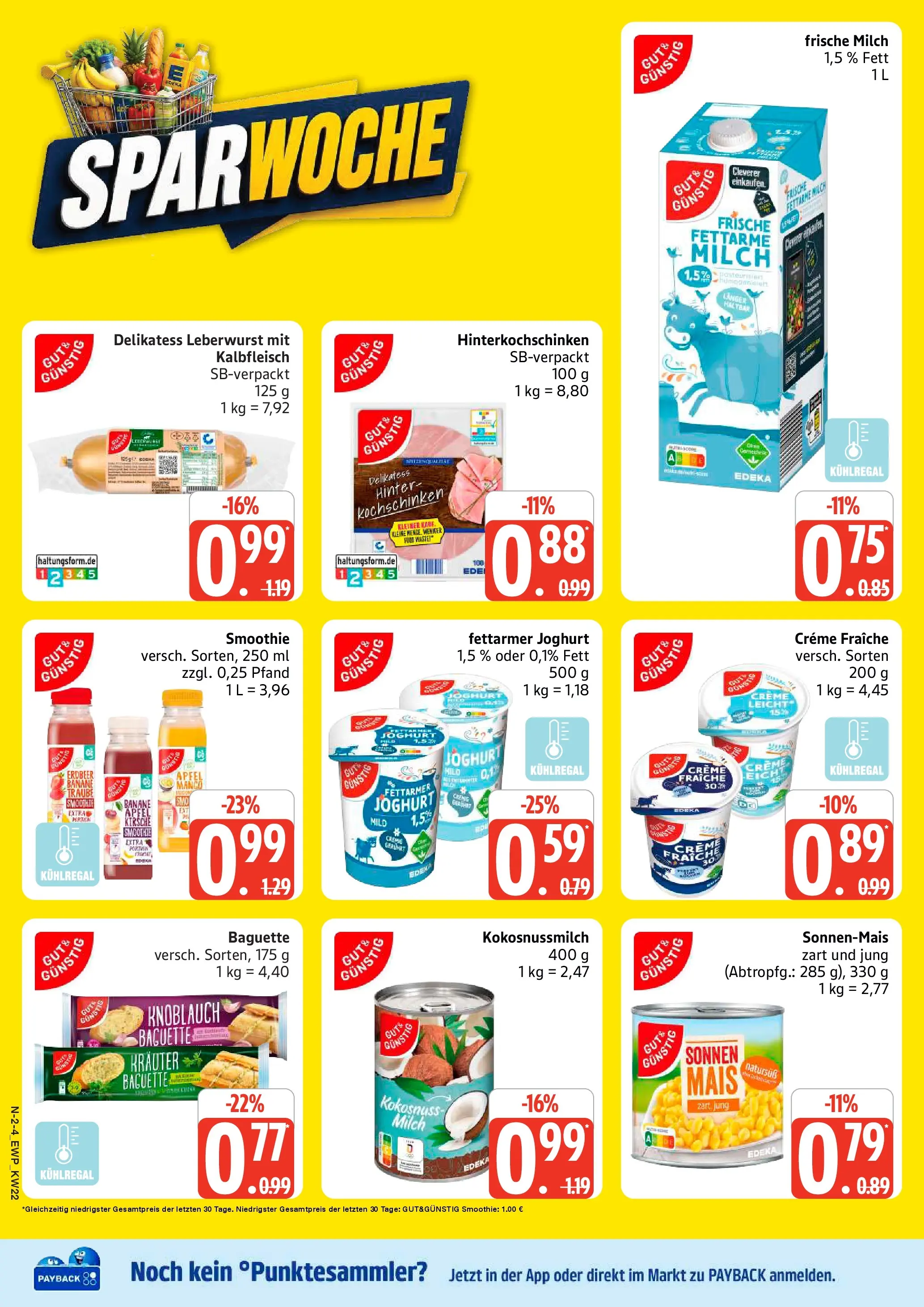 Edeka Prospekt Rostock (ab 26.05.2026) » Angebote Online | Seite: 2 | Produkte: Milch, Joghurt, Mango, Knoblauch