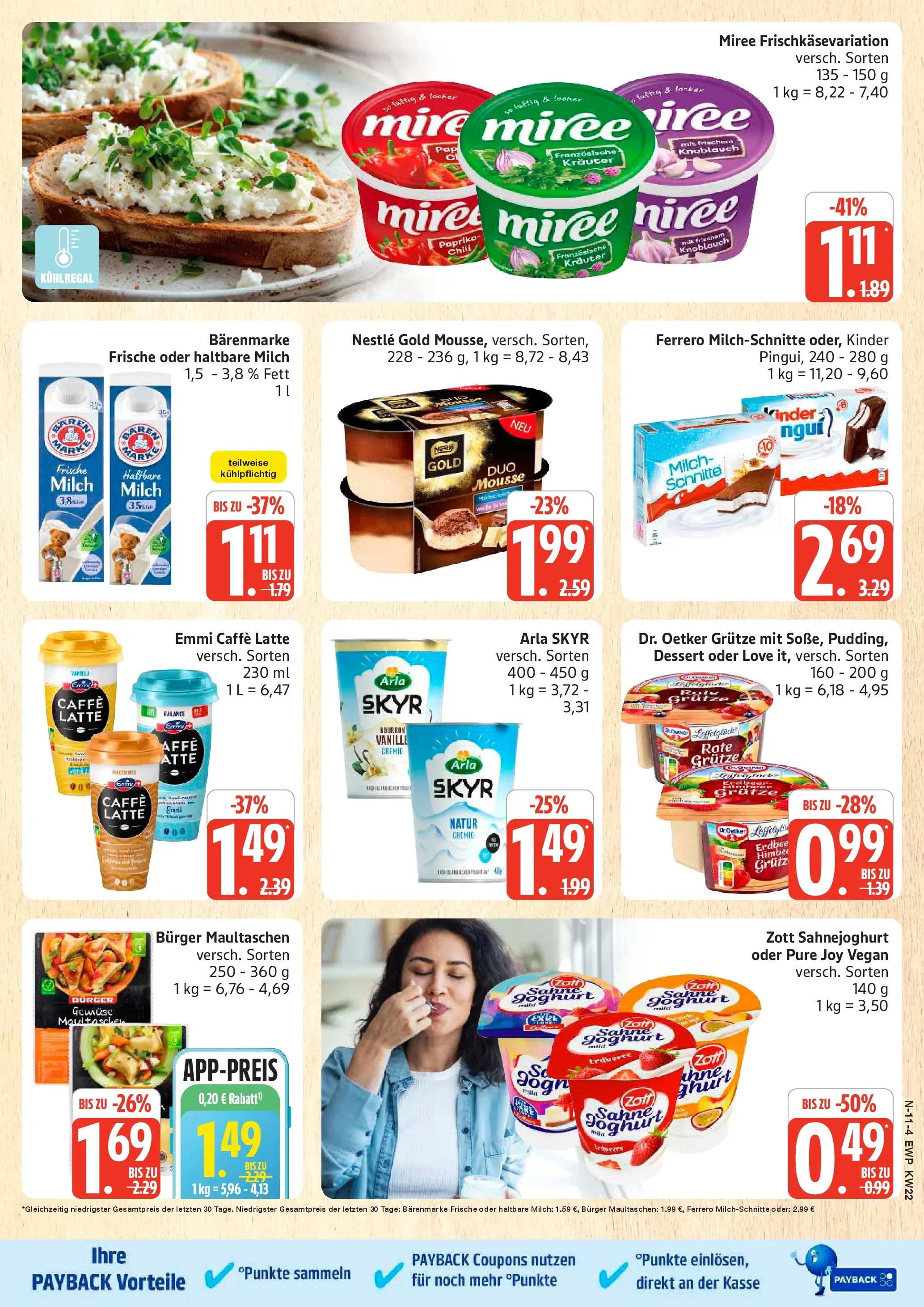 Edeka Prospekt Rostock (ab 26.05.2026) » Angebote Online | Seite: 11 | Produkte: Milch, Skyr, Knoblauch, Bourbon