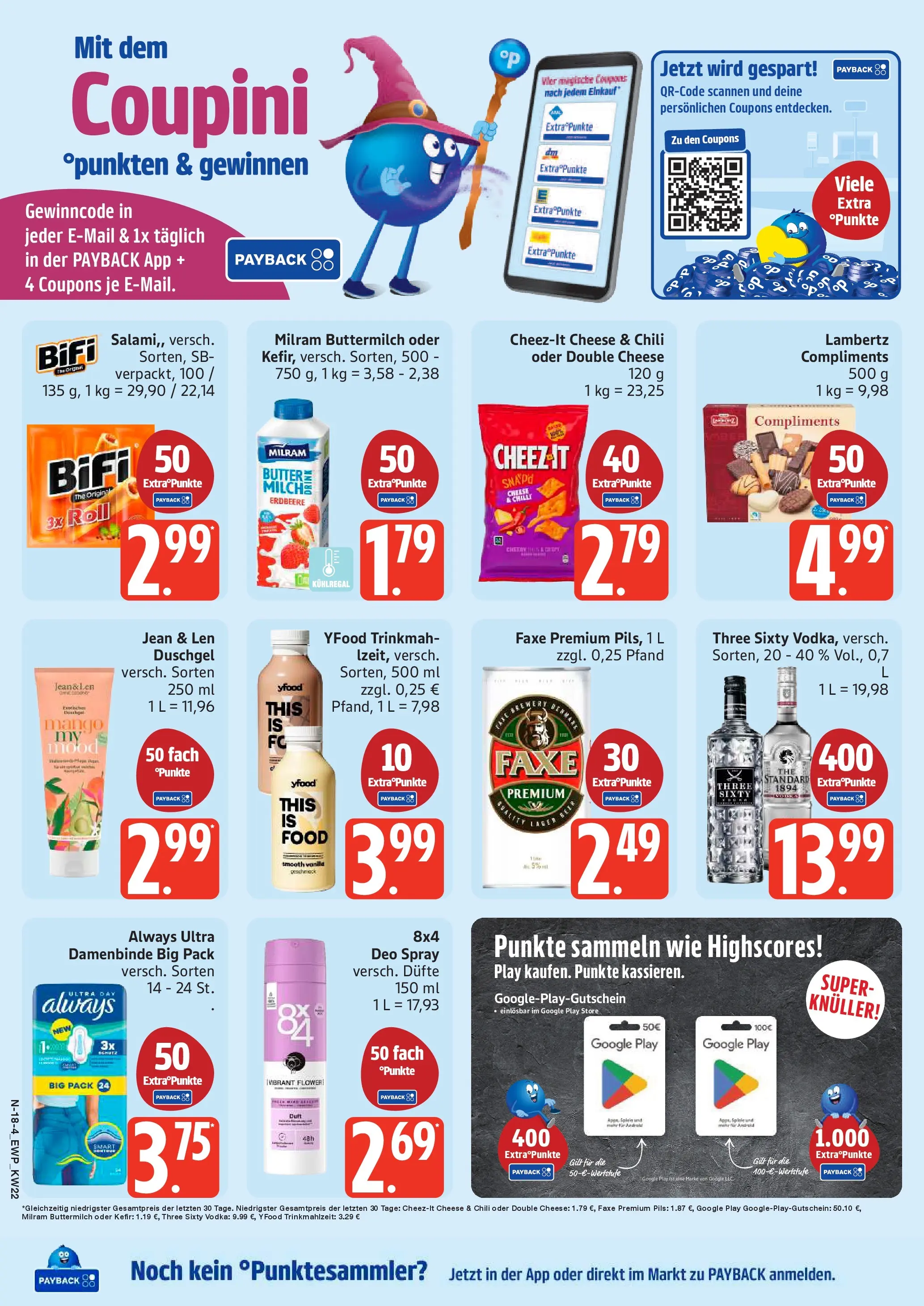 Edeka Prospekt Rostock (ab 26.05.2026) » Angebote Online | Seite: 18 | Produkte: Buttermilch, Duschgel, Mango, Chili
