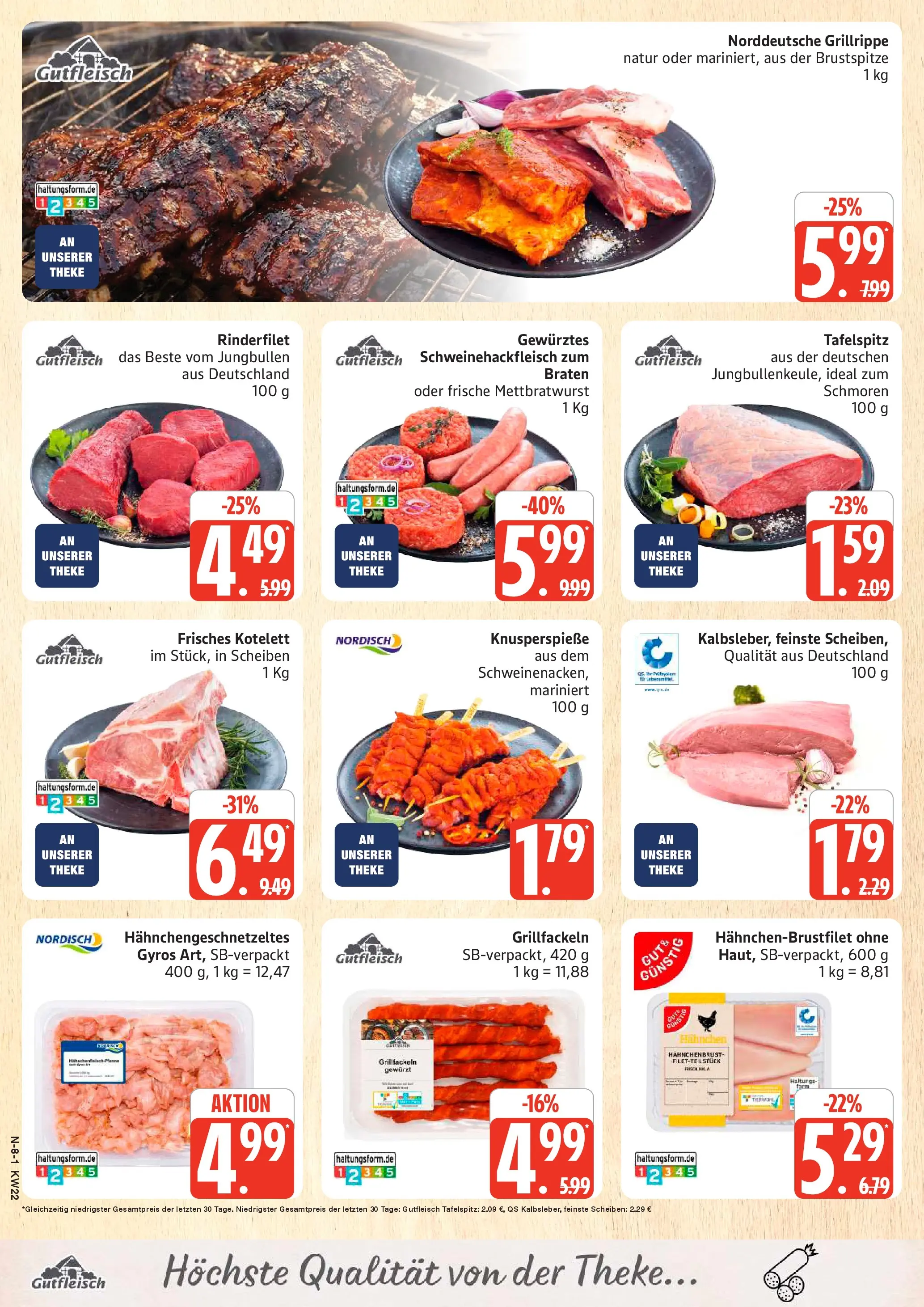 Edeka Prospekt Schleswig (ab 25.05.2026) » Angebote Online | Seite: 8 | Produkte: Tafelspitz, Theke, Gyros, Hahnchenbrust