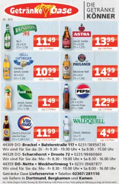 Angebote - Getränke Oase: Getränkeangebote ab 24.05.2026 gültig