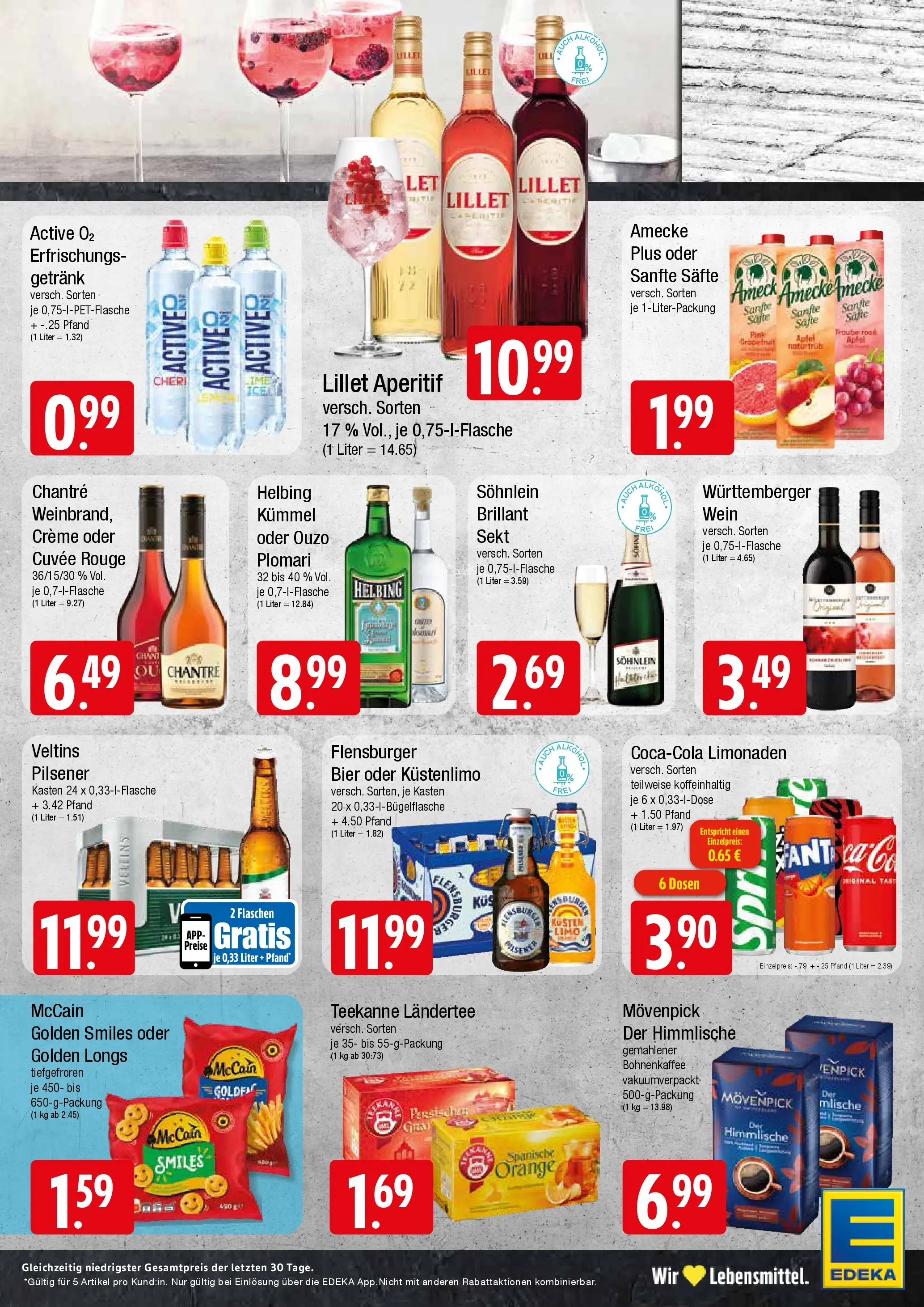 Edeka prospekt Wentorf (ab 26.05.2026) » Angebote Online | Seite: 7 | Produkte: Lillet, Teekanne, Ouzo plomari, Veltins