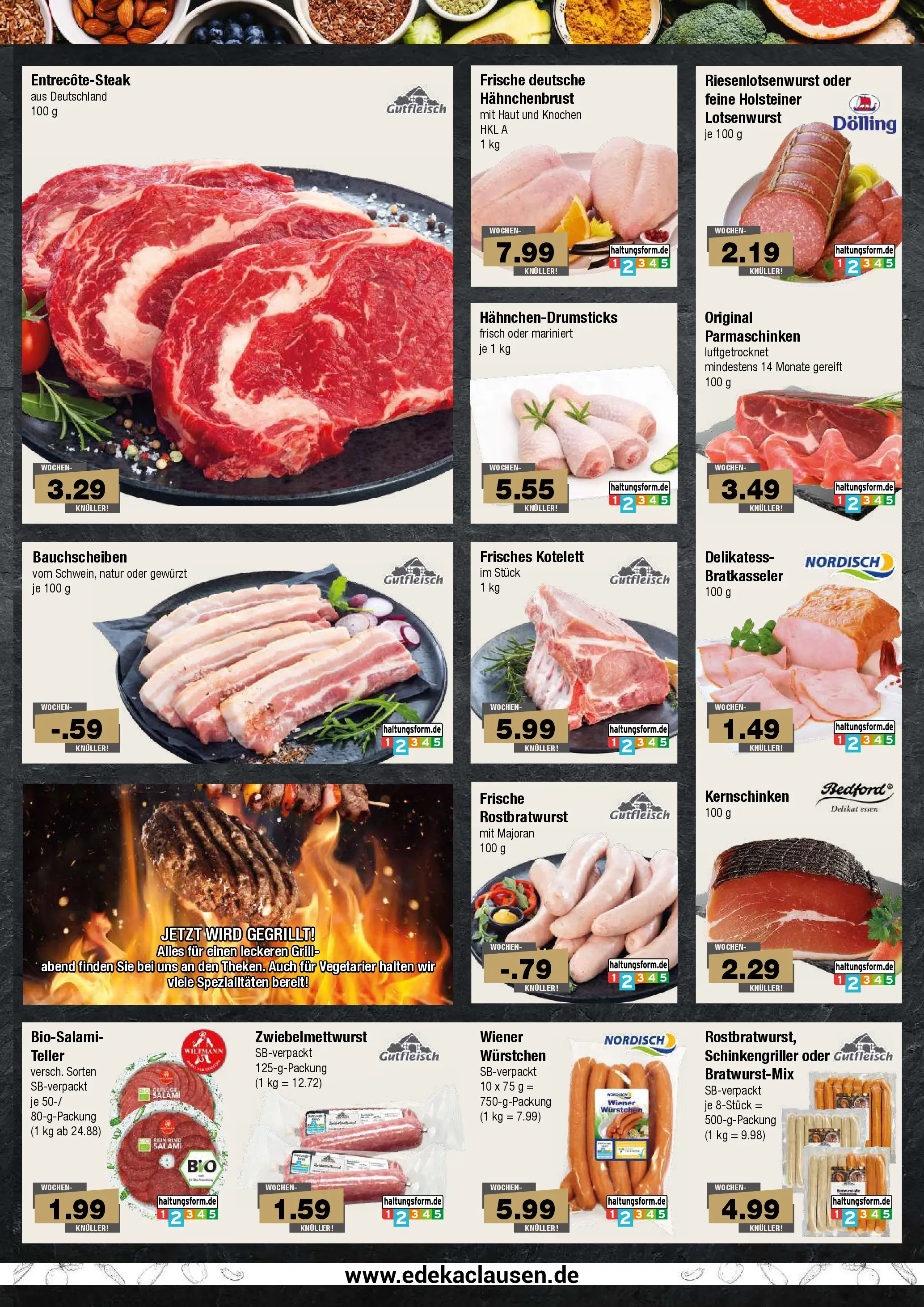 Edeka prospekt Hamburg (ab 26.05.2026) » Angebote Online | Seite: 3 | Produkte: Grill, Wiener wurstchen, Salami, Hahnchenbrust