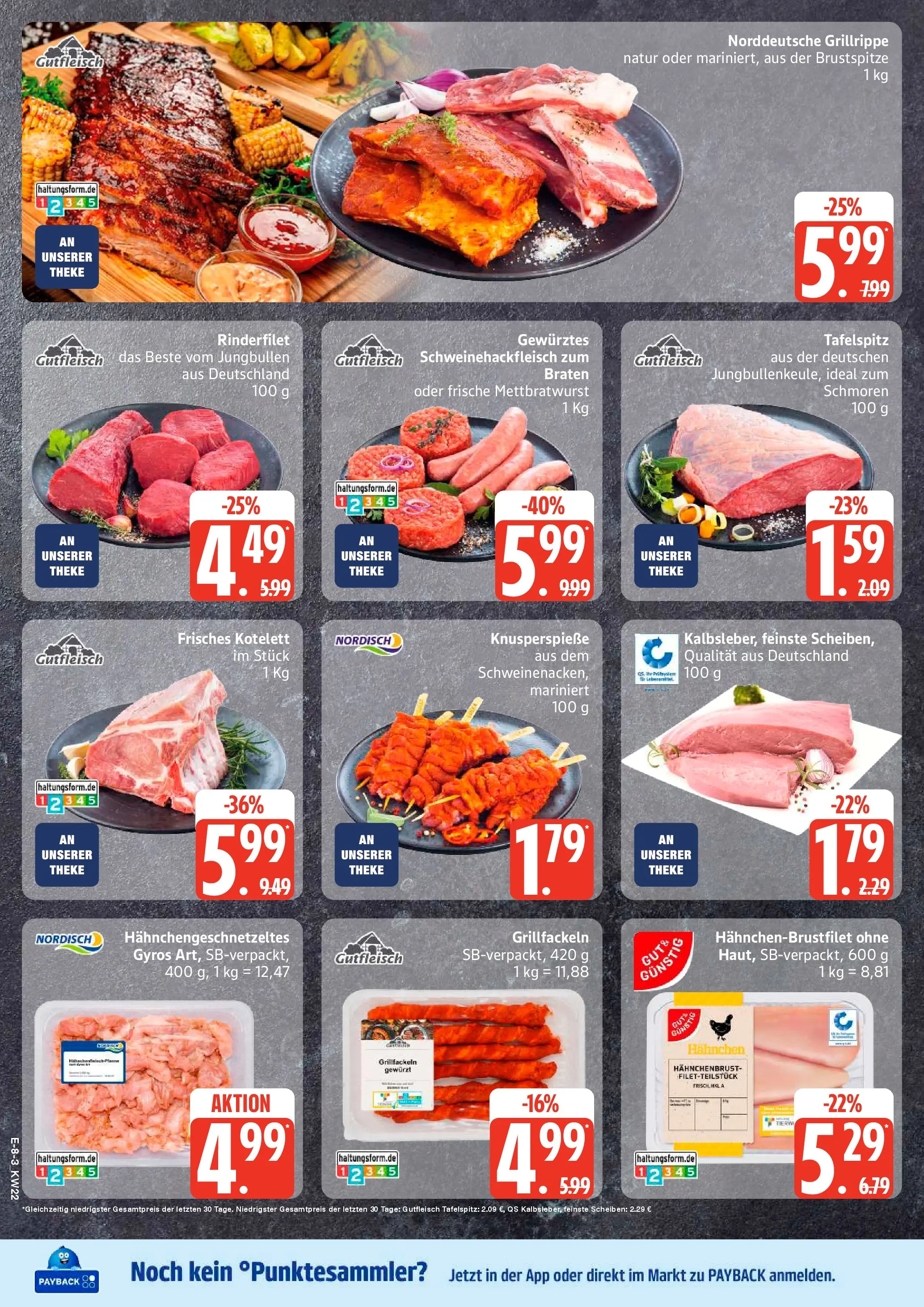 Edeka prospekt Bad Schwartau (ab 26.05.2026) » Angebote Online | Seite: 9 | Produkte: Hahnchen, Rinderfilet, Gyros, Hahnchenbrust