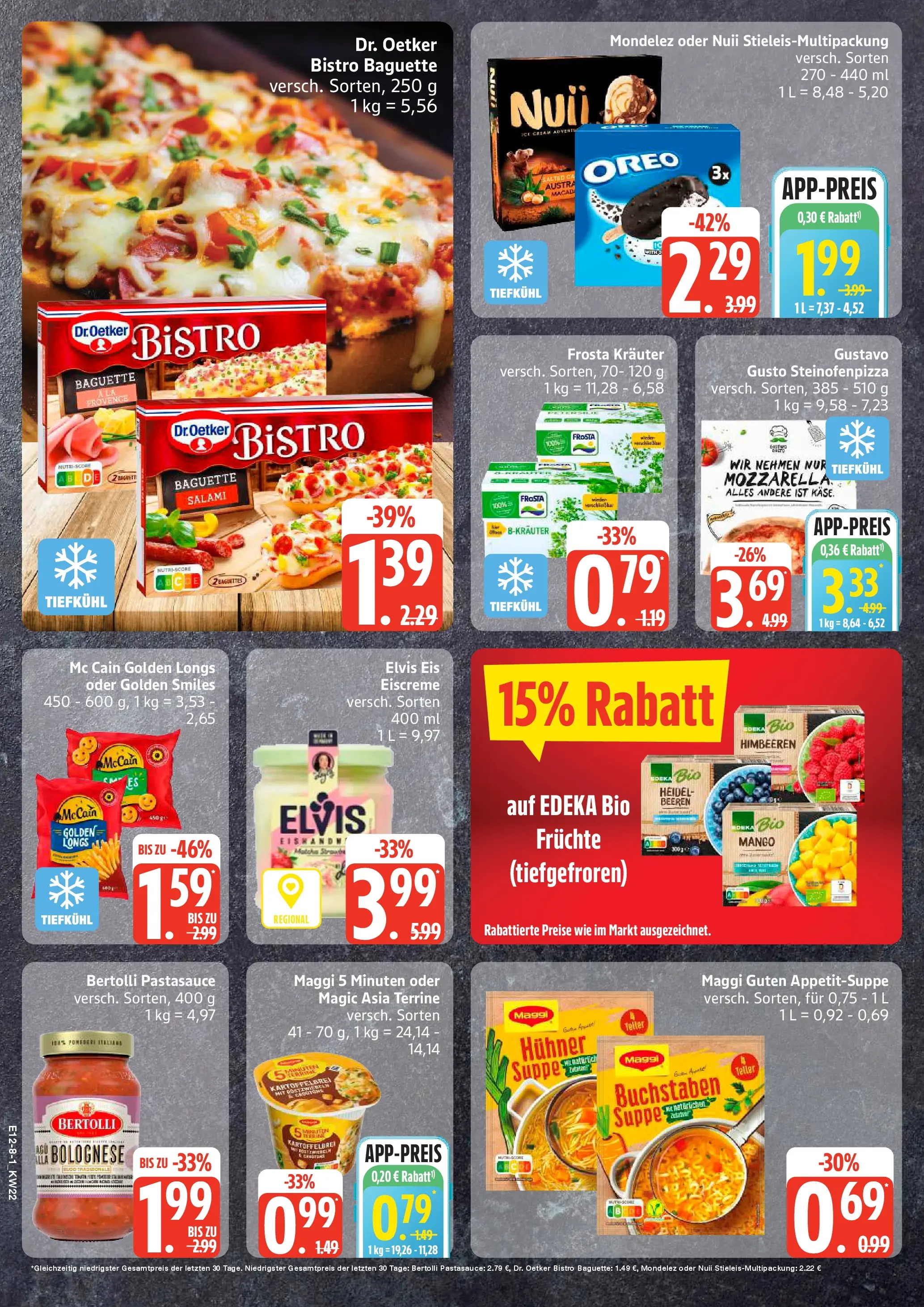 Edeka prospekt Sterup (ab 26.05.2026) » Angebote Online | Seite: 8 | Produkte: Gustavo gusto, Maggi, Frosta, Salami