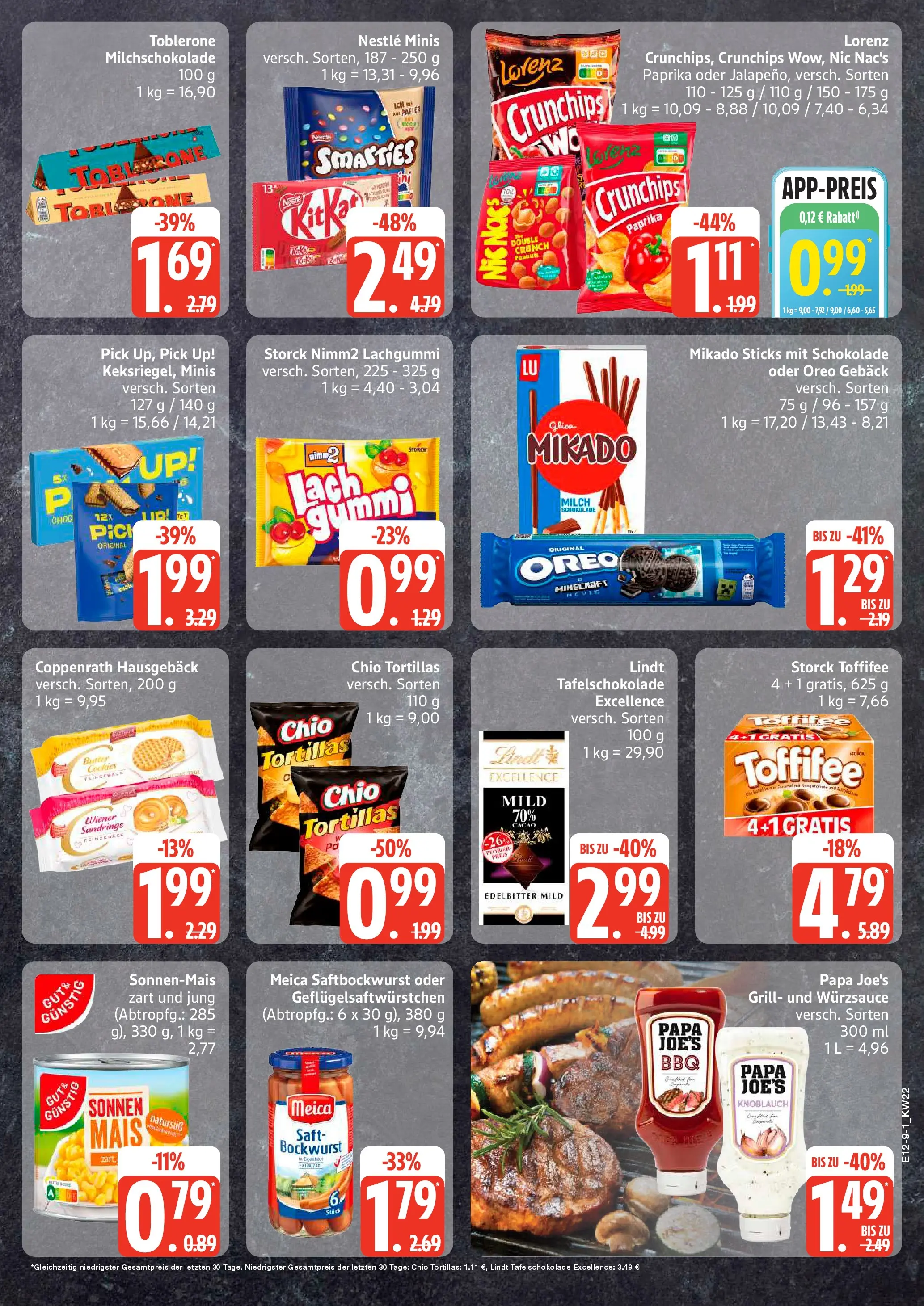 Edeka prospekt Sterup (ab 26.05.2026) » Angebote Online | Seite: 9 | Produkte: Milch, Butter, Schokolade, Toffifee