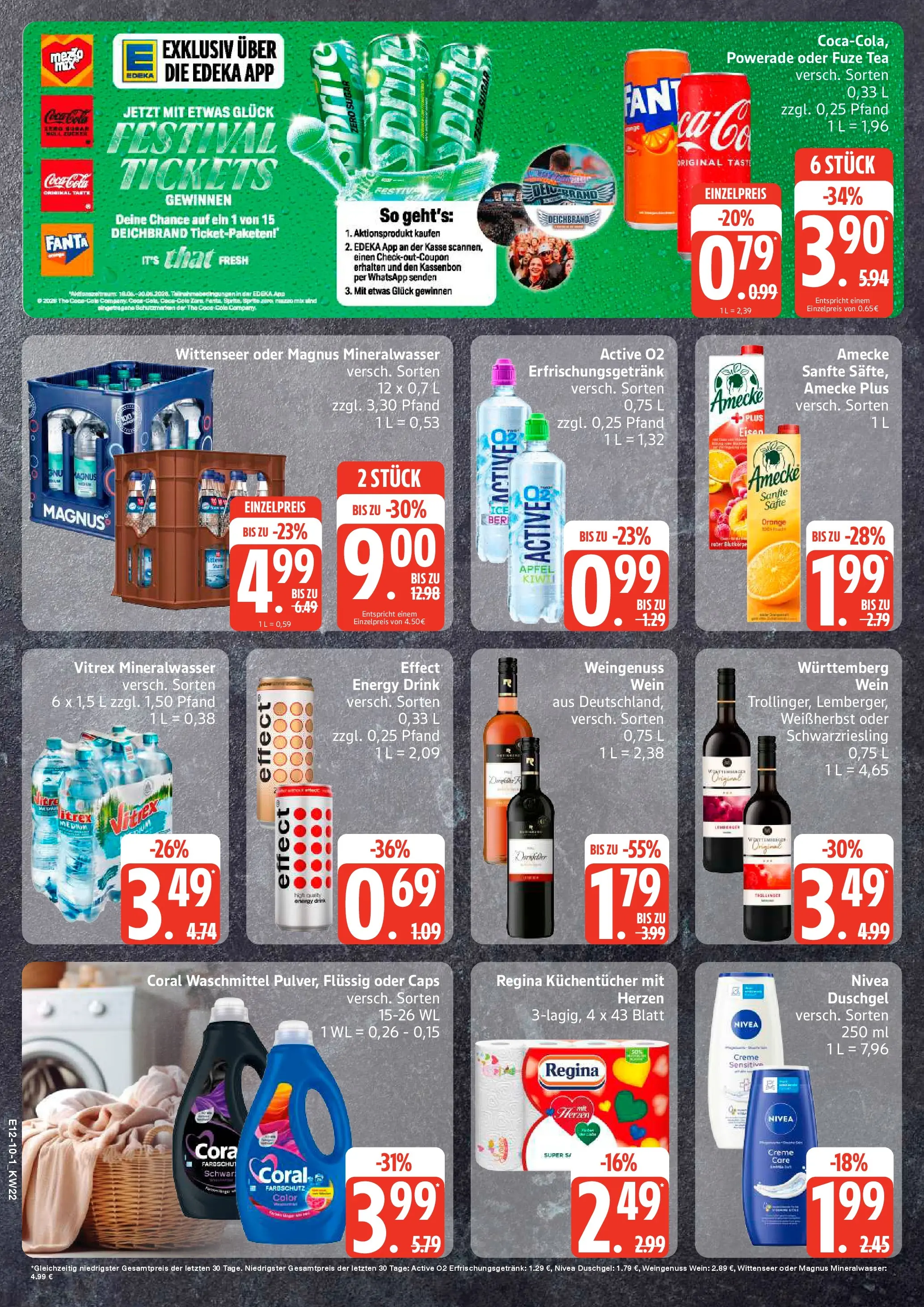 Edeka prospekt Sterup (ab 26.05.2026) » Angebote Online | Seite: 10 | Produkte: Fanta, Coral, Shower Gel, Powerade