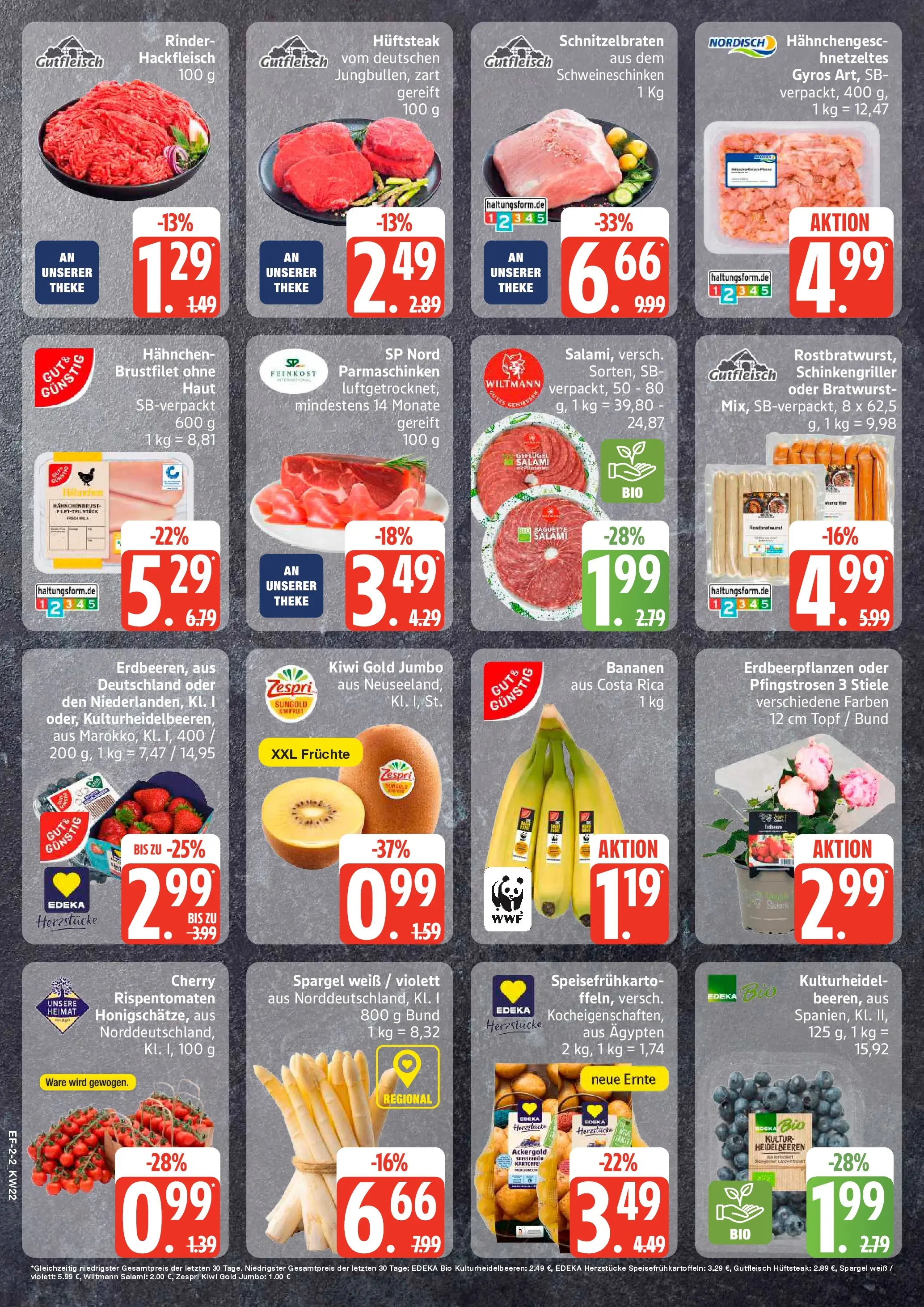 Edeka prospekt Luhnstedt (ab 26.05.2026) » Angebote Online | Seite: 2 | Produkte: Bratwurst, Heidelbeeren, Gyros, Hahnchenbrust