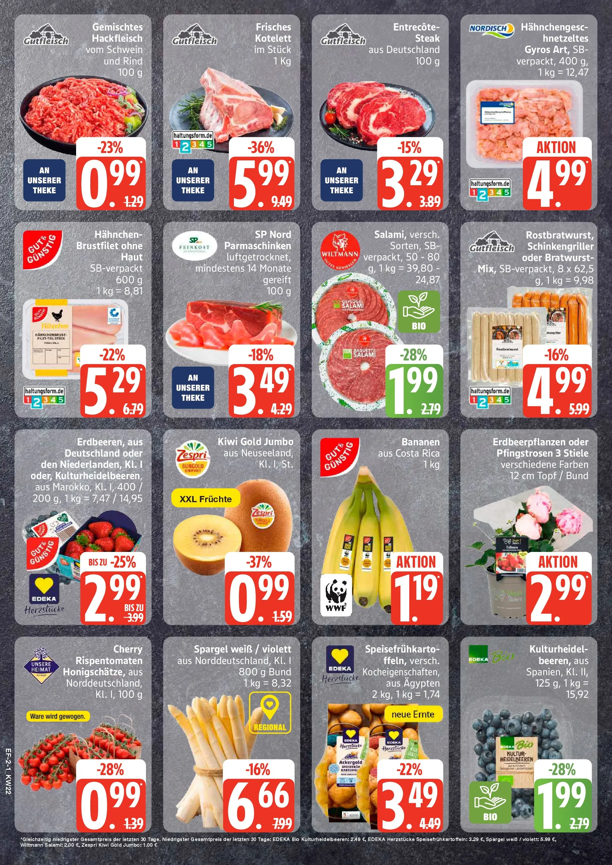 Edeka prospekt Hamburg (ab 26.05.2026) » Angebote Online | Seite: 2 | Produkte: Hahnchen, Spargel, Salami, Hahnchenbrust