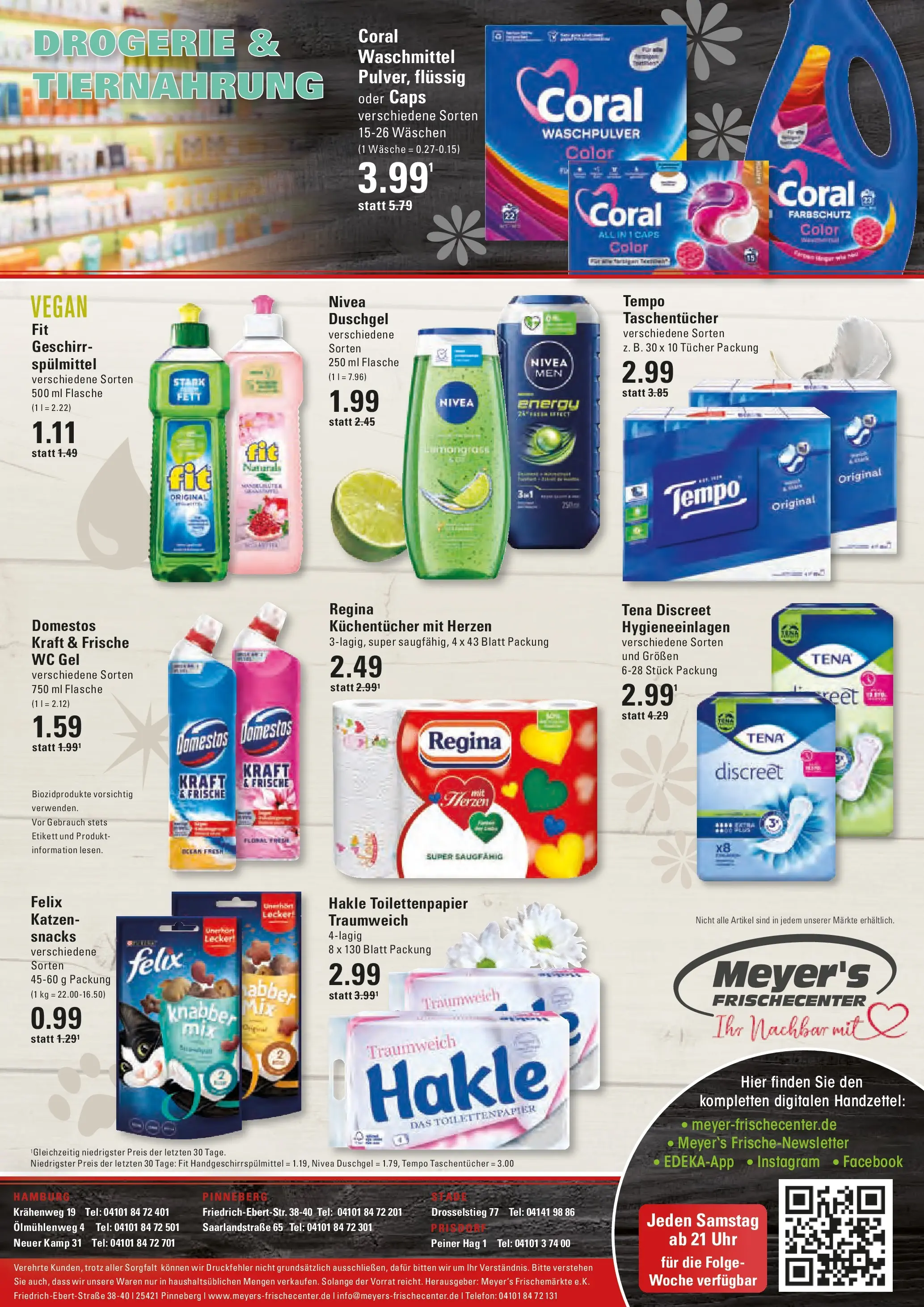 Edeka prospekt Hamburg (ab 26.05.2026) » Angebote Online | Seite: 16 | Produkte: Waschmittel, Tempo, Shower Gel, Telefon