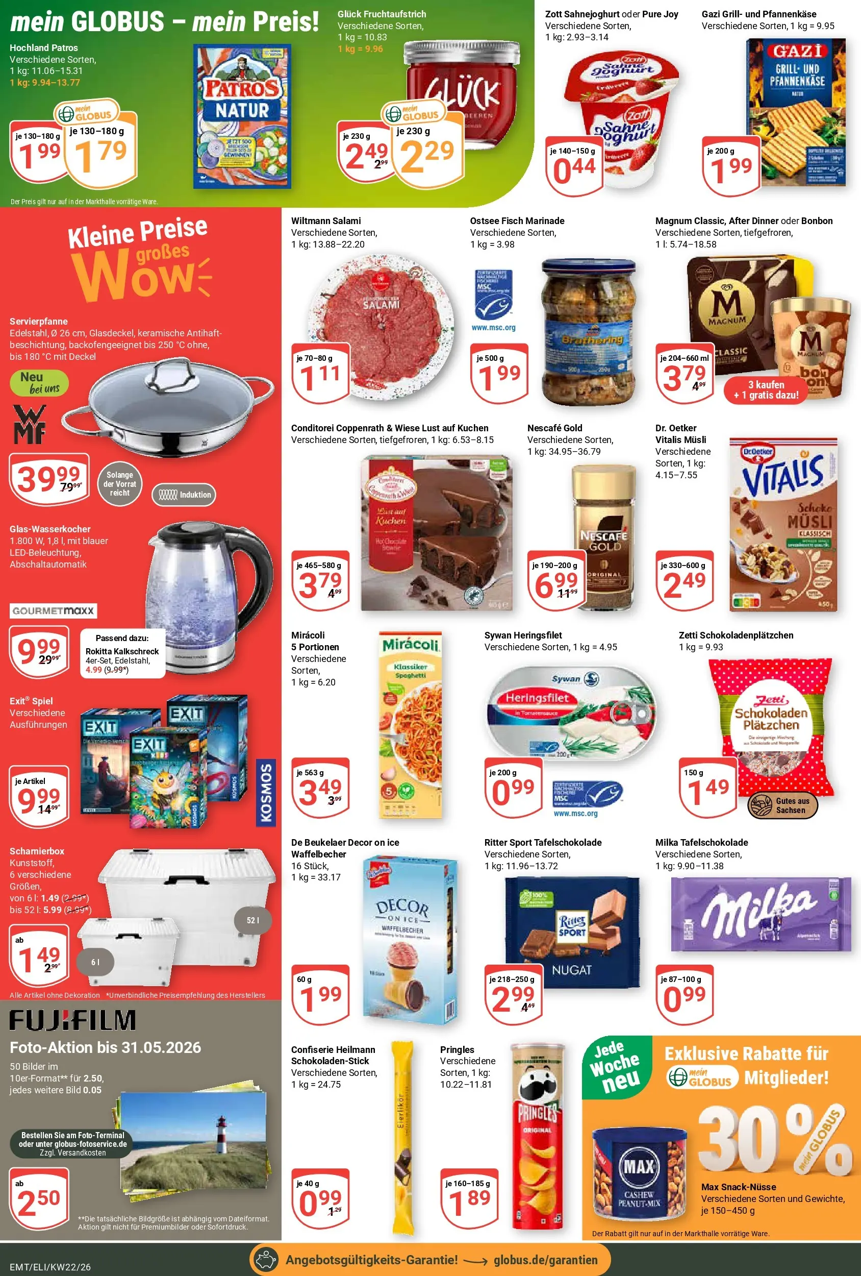 Globus Prospekt Mittelhausen (ab 26.05.2026) » Angebote online | Seite: 2 | Produkte: Musli, Spiel, Grill, Fisch