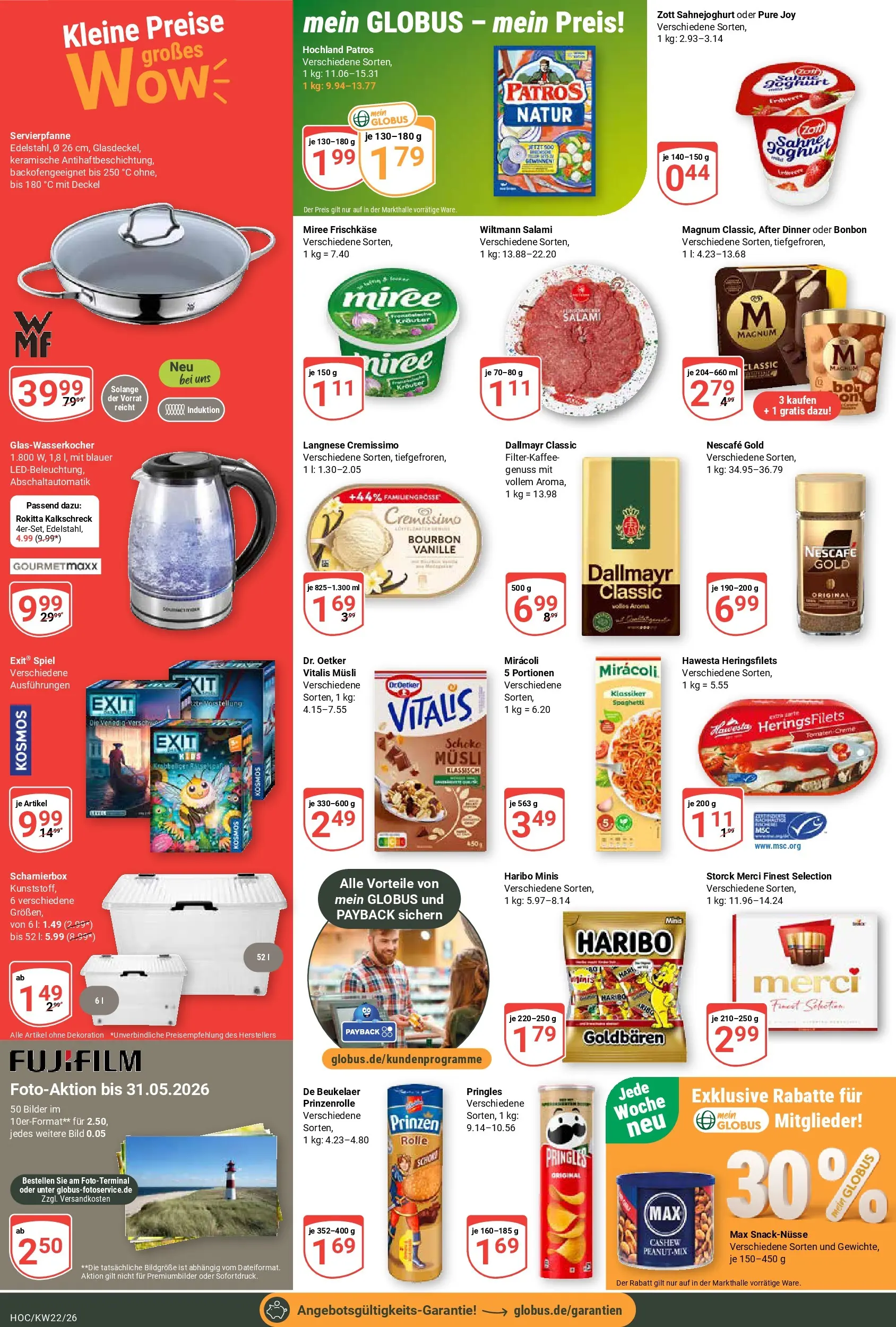 Globus Prospekt Hockenheim (ab 26.05.2026) » Angebote online | Seite: 2 | Produkte: Musli, Tomaten, Dallmayr, Frischkase
