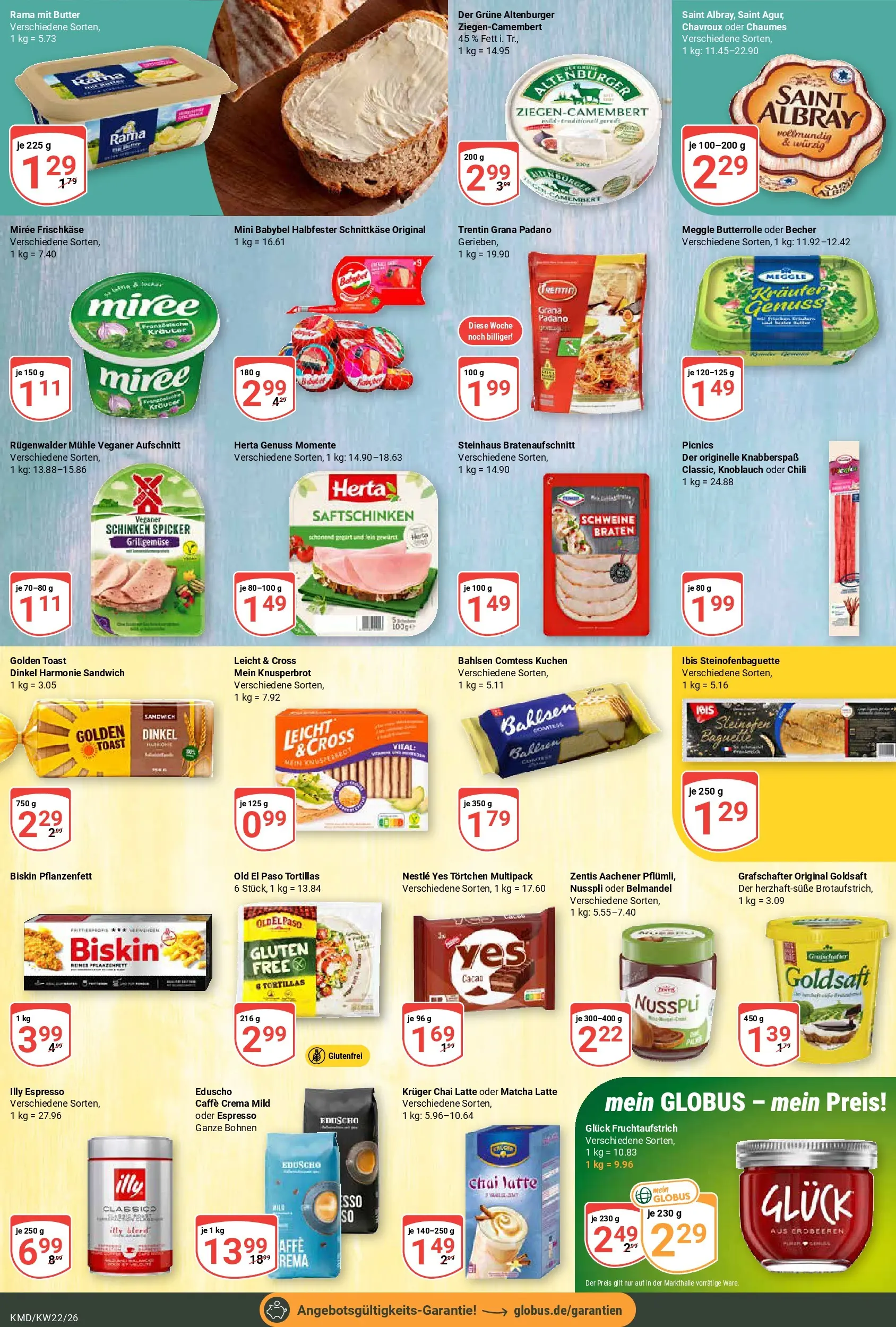 Globus Prospekt Köln (ab 26.05.2026) » Angebote online | Seite: 10 | Produkte: Mühle, Toast, Burger, Baguette