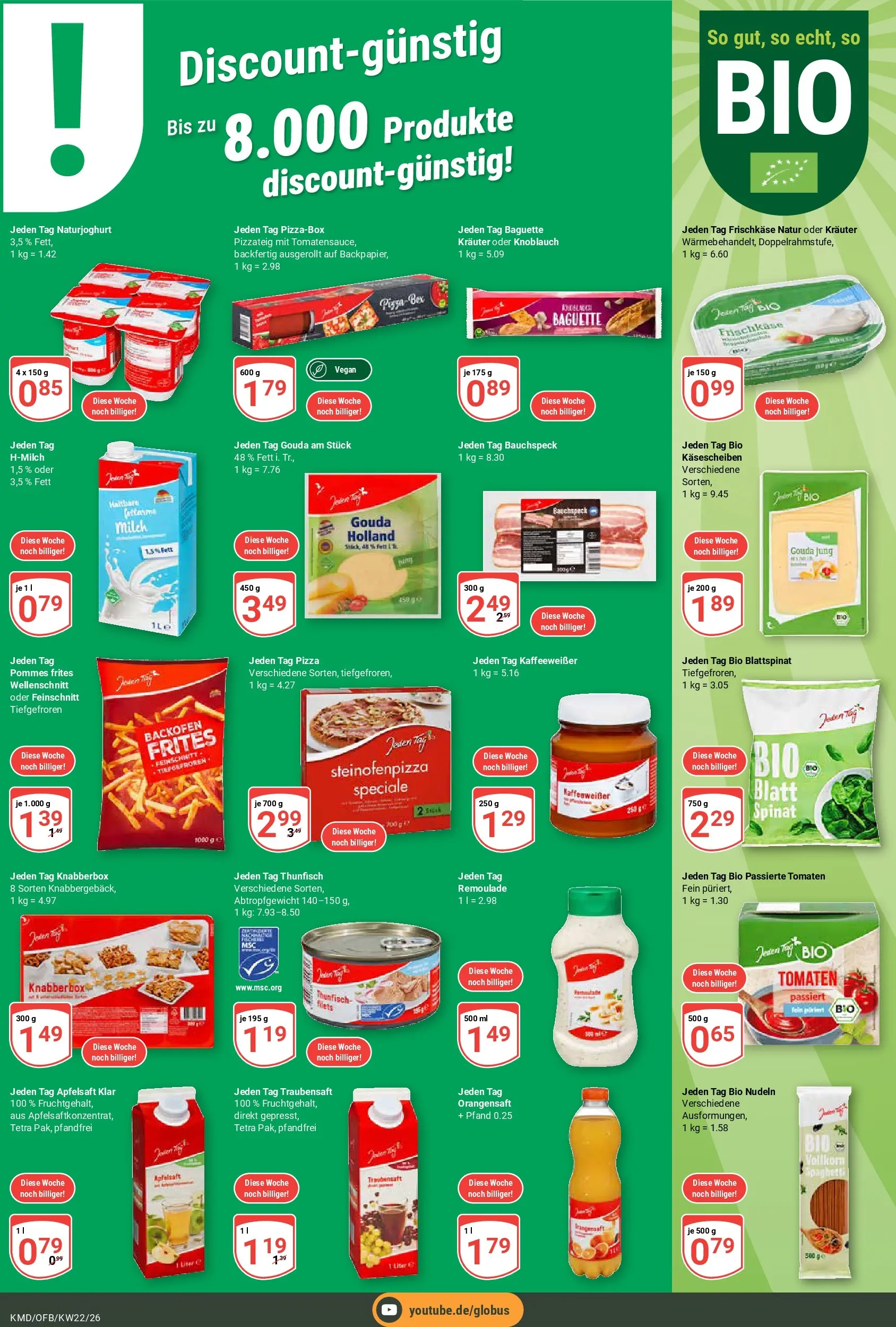 Globus Prospekt Köln (ab 26.05.2026) » Angebote online | Seite: 12 | Produkte: Gouda, Pommes, Baguette, Tomaten