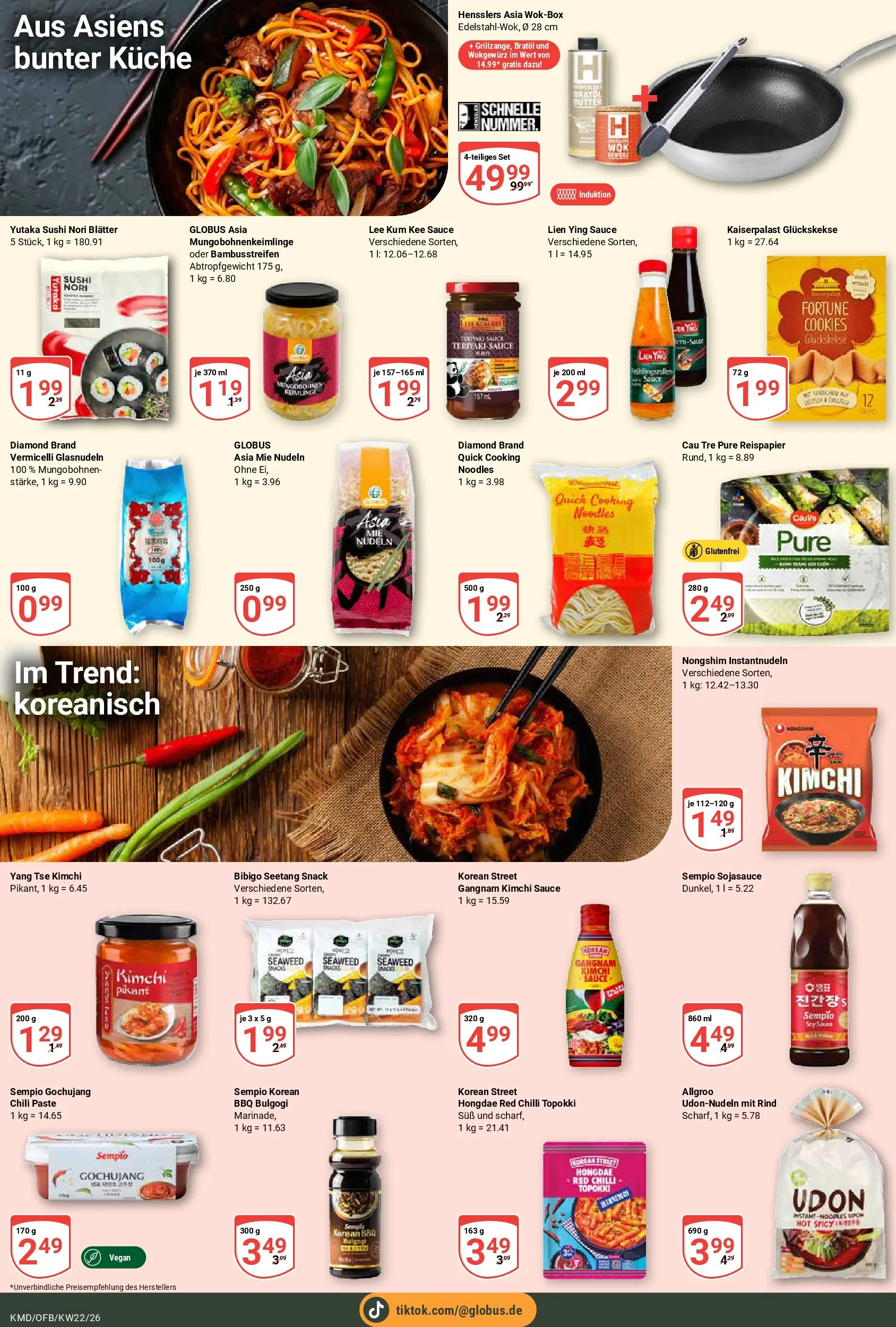 Globus Prospekt Köln (ab 26.05.2026) » Angebote online | Seite: 15 | Produkte: Butter, Küche, Chili, Nudeln