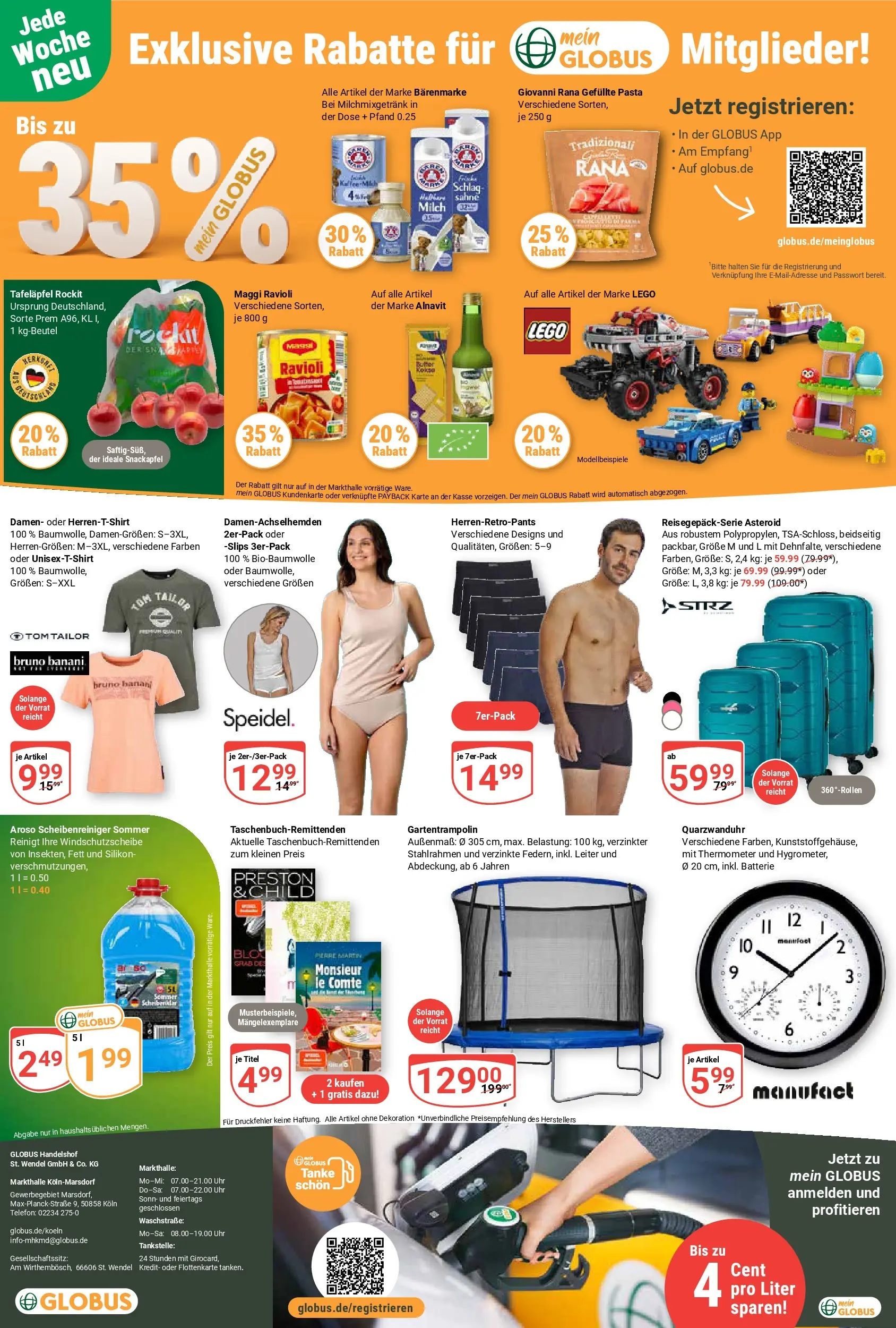 Globus Prospekt Köln (ab 26.05.2026) » Angebote online | Seite: 24 | Produkte: Thermometer, Milch, Batterie, Pasta