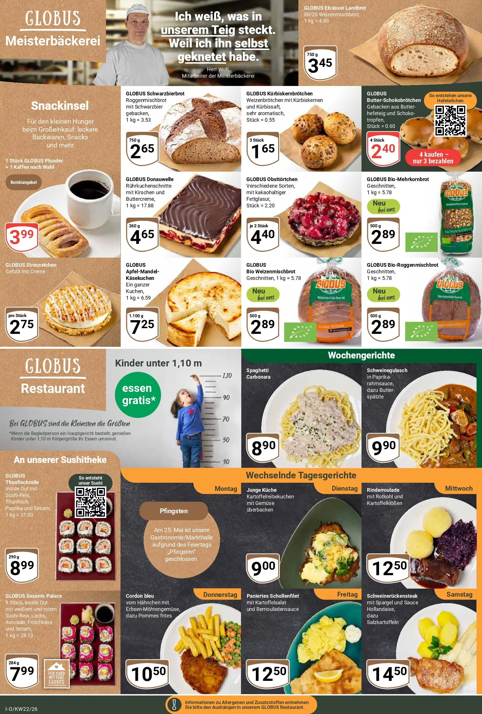 Globus Prospekt Idar-Oberstein (ab 26.05.2026) » Angebote online | Seite: 7 | Produkte: Schweinegulasch, Spargel, Paprika, Frischkase