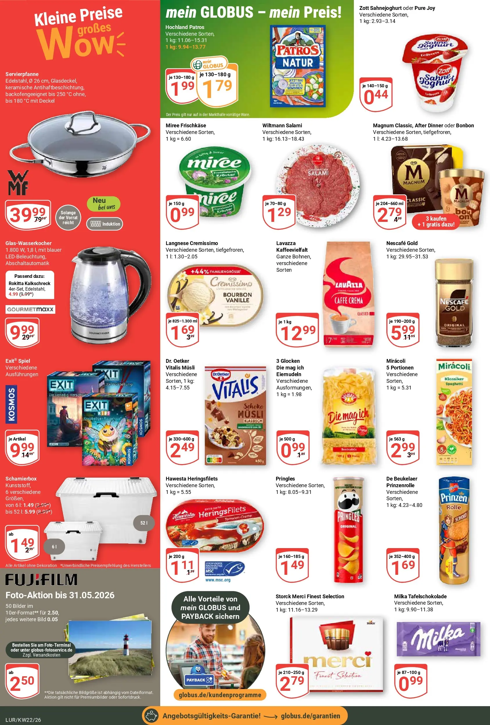 Globus Prospekt Hamburg (ab 26.05.2026) » Angebote online | Seite: 2 | Produkte: Musli, Spiel, Merci, Sahne