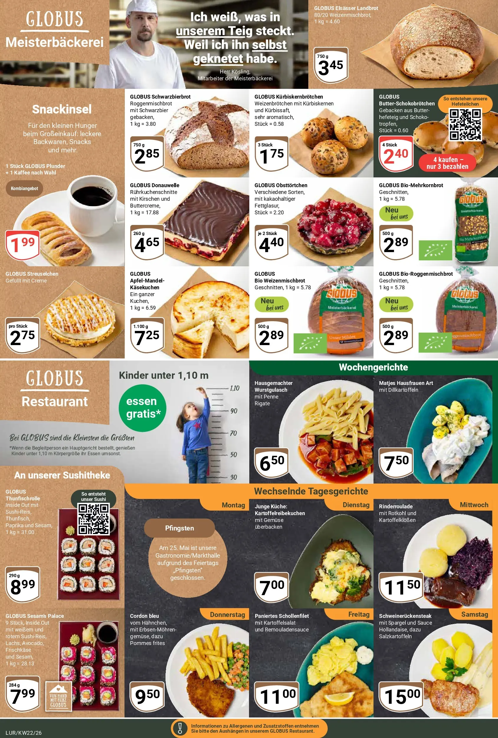 Globus Prospekt Hamburg (ab 26.05.2026) » Angebote online | Seite: 6 | Produkte: Pommes frites, Creme, Kirschen, Paprika