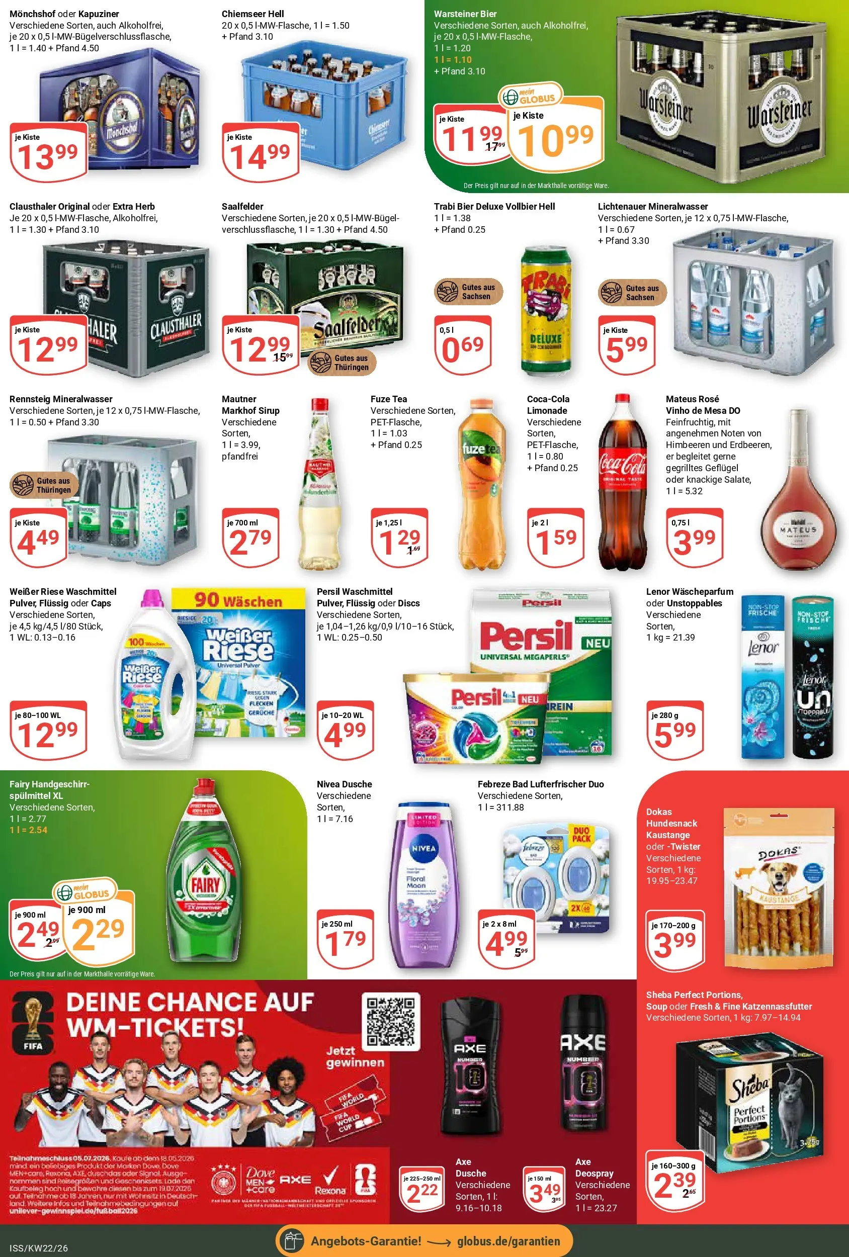 Globus Prospekt Isserstedt (ab 26.05.2026) » Angebote online | Seite: 4 | Produkte: Lenor, Dusche, Waschmittel, Persil